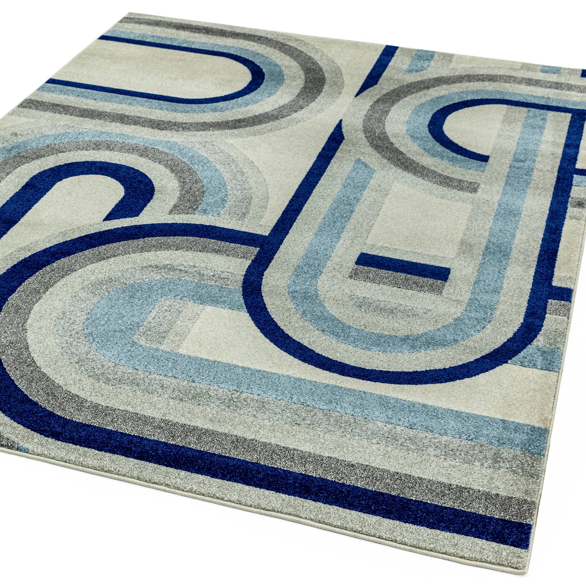 Vloerkleed Nova Retro Blue NV30