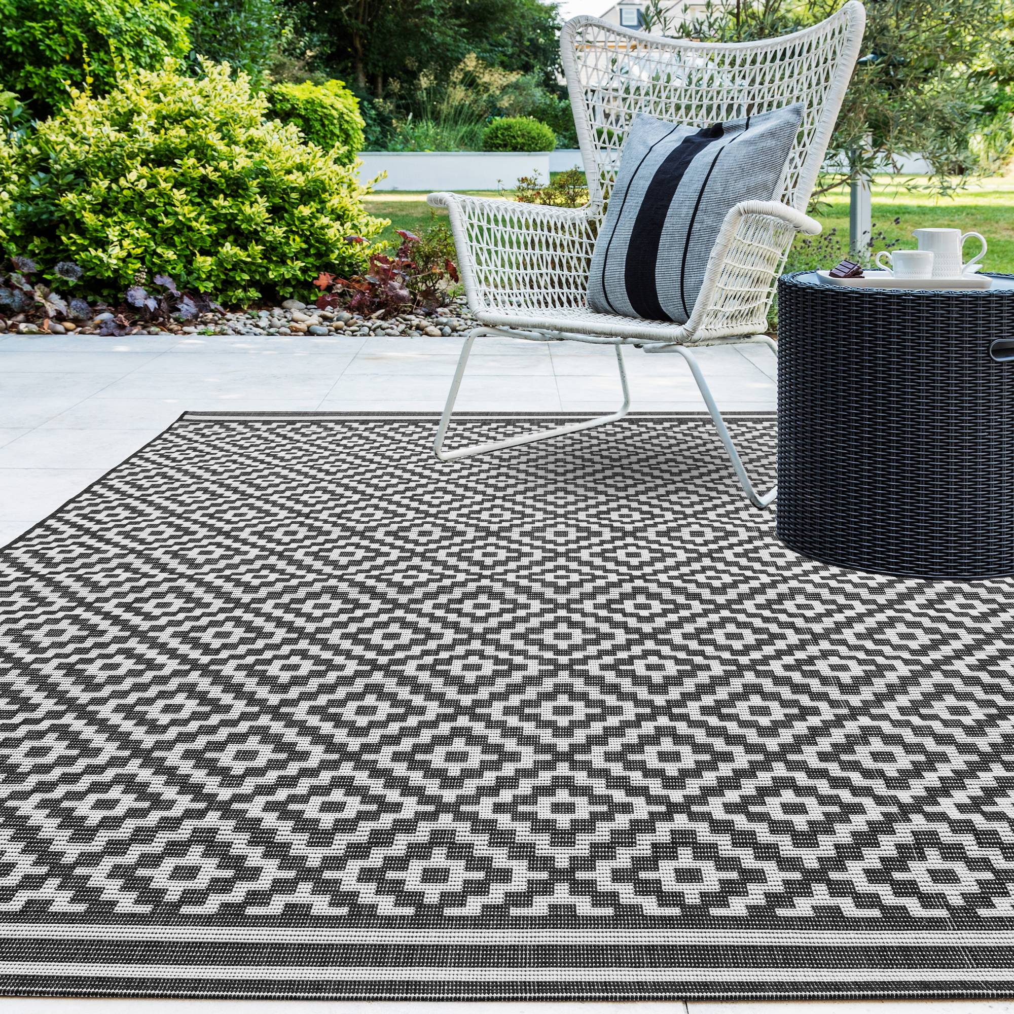 Vloerkleed Patio 12 Diamond Mono
