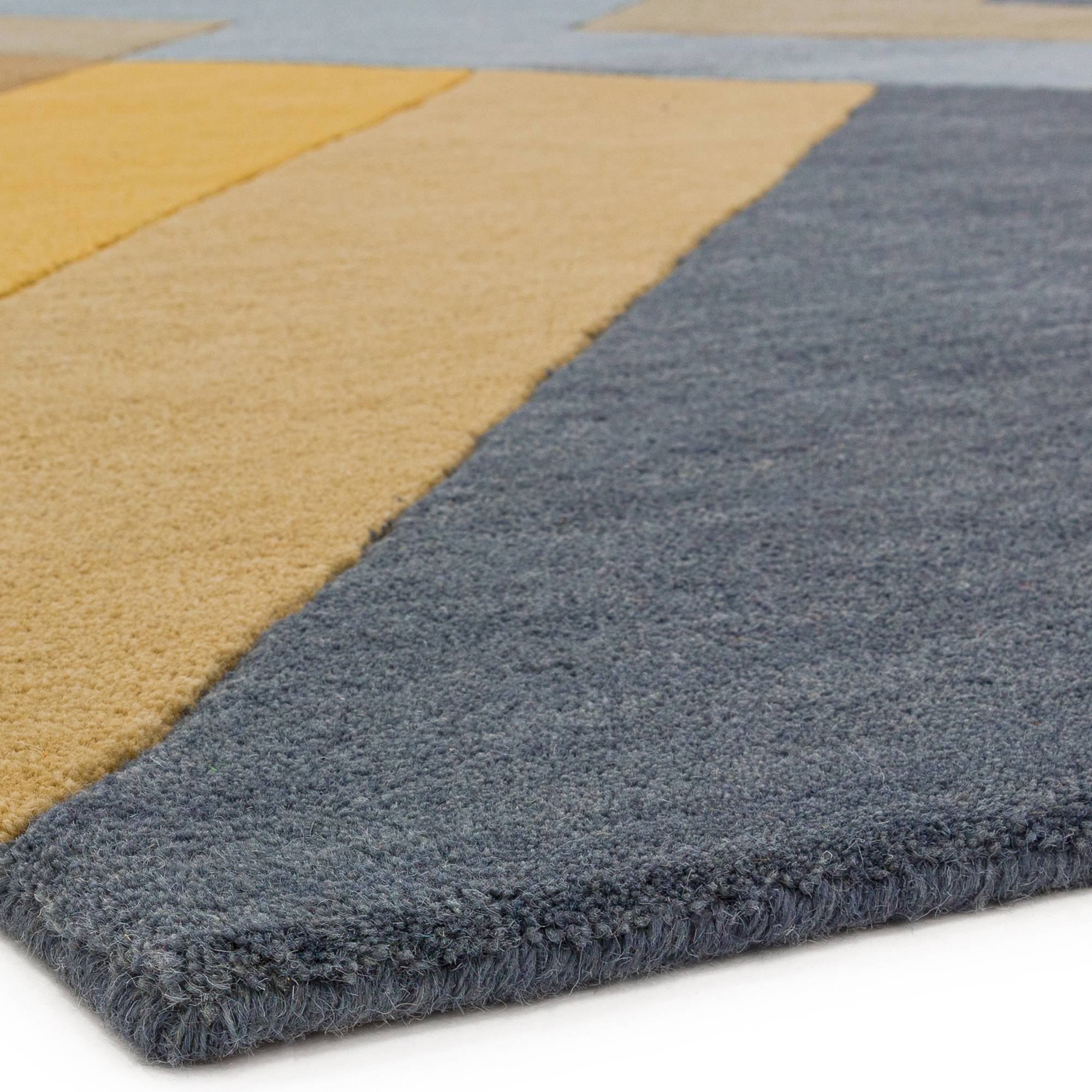 Vloerkleed Reef RF02 Big Zig Ochre Grey