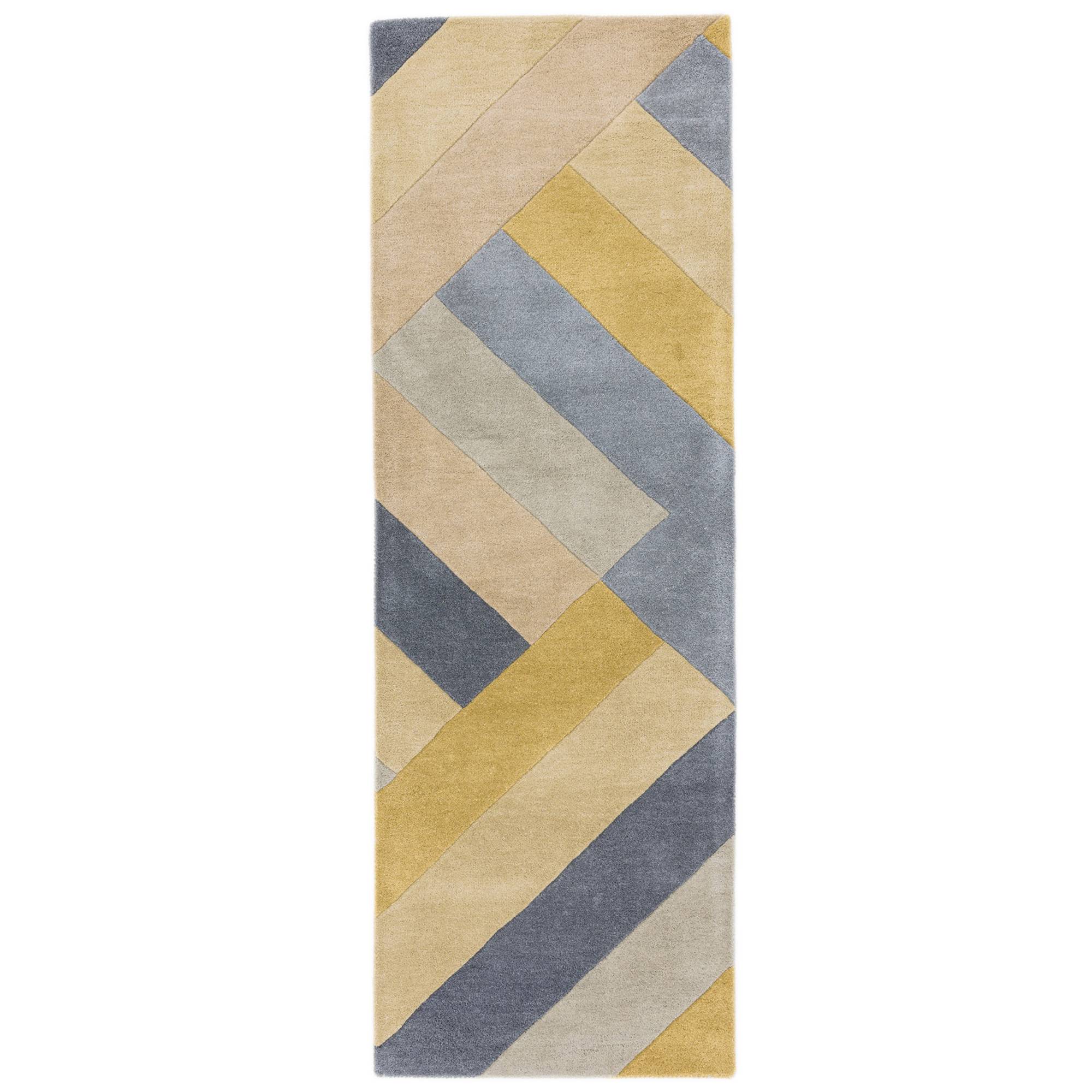 Vloerkleed Reef Runner RF02 Big Zig Ochre Grey