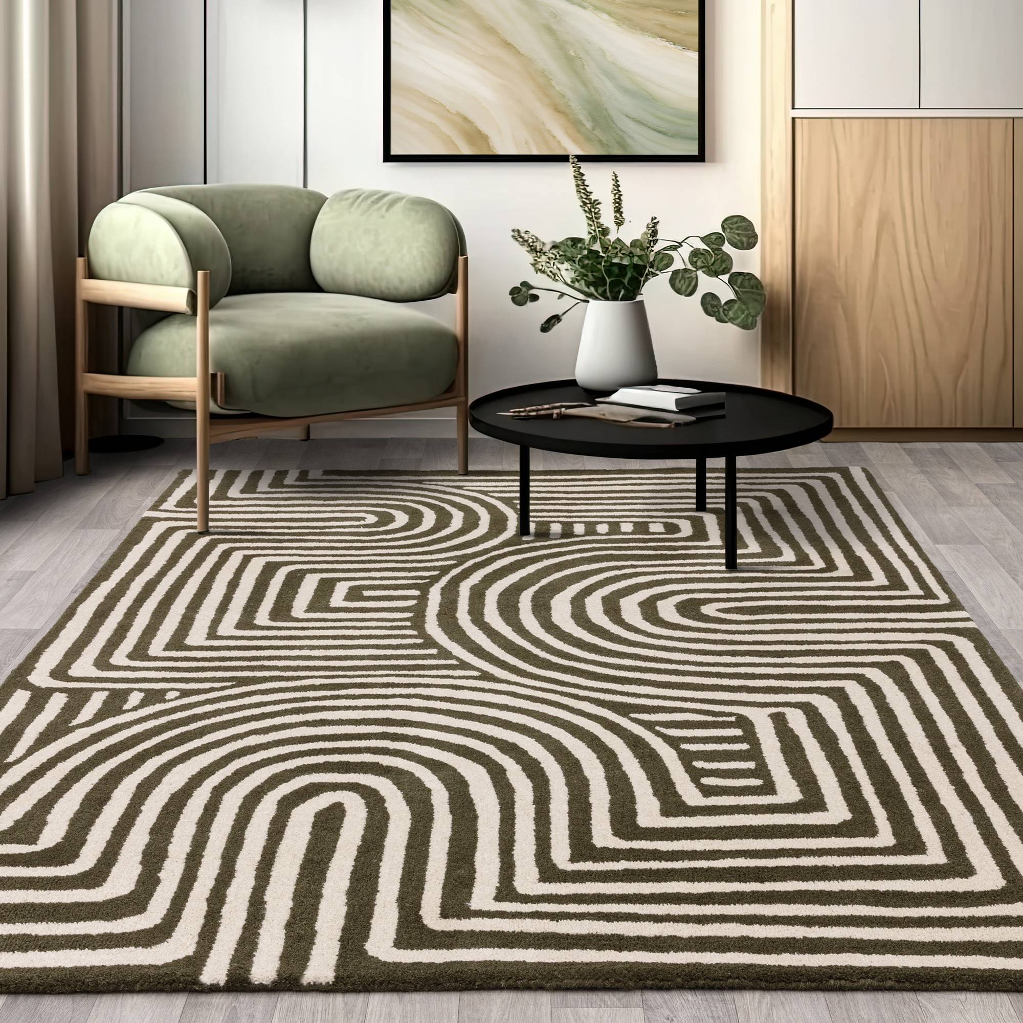 Vloerkleed Reef RF30 Curve Forest