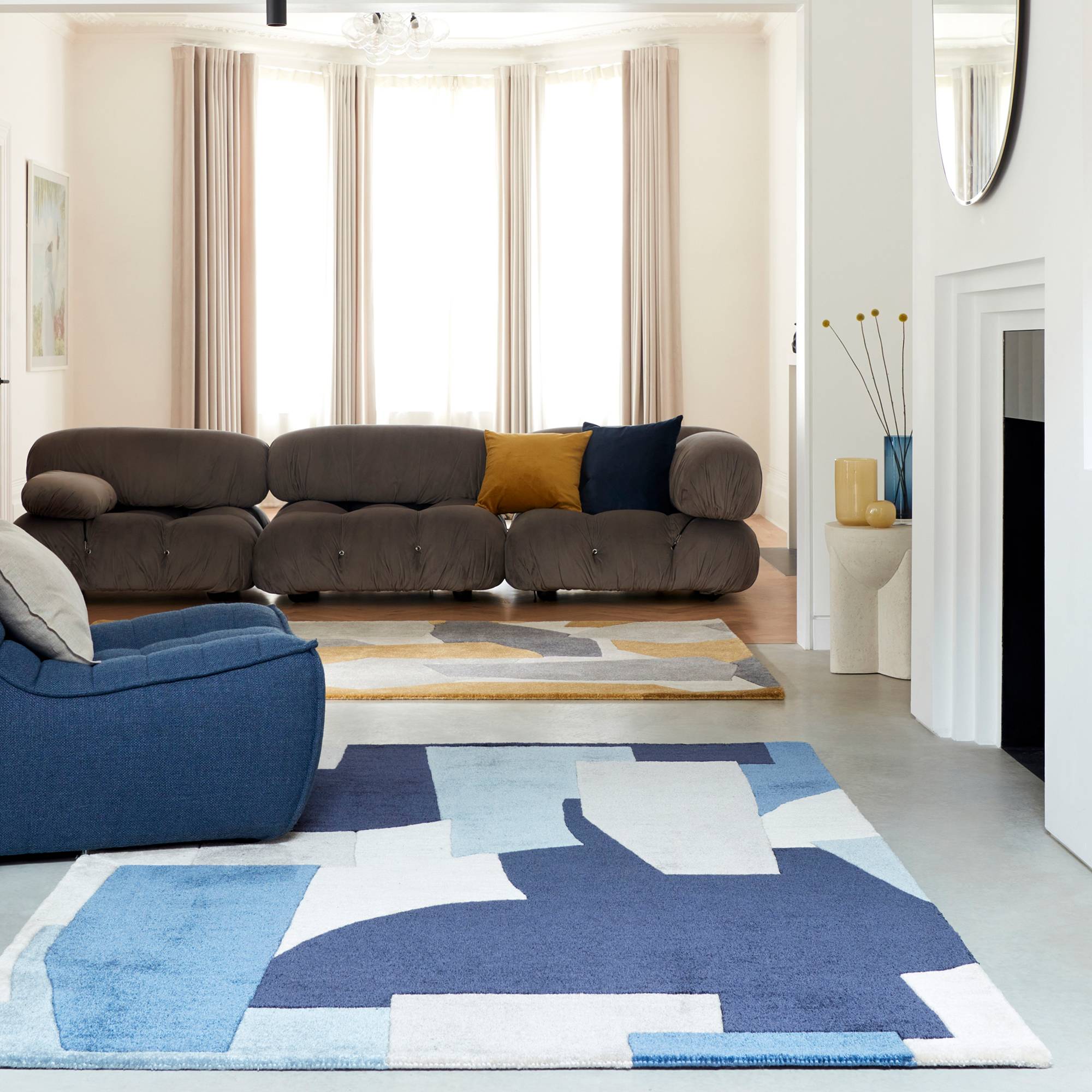 Vloerkleed Romy 11 Element Blue GRS