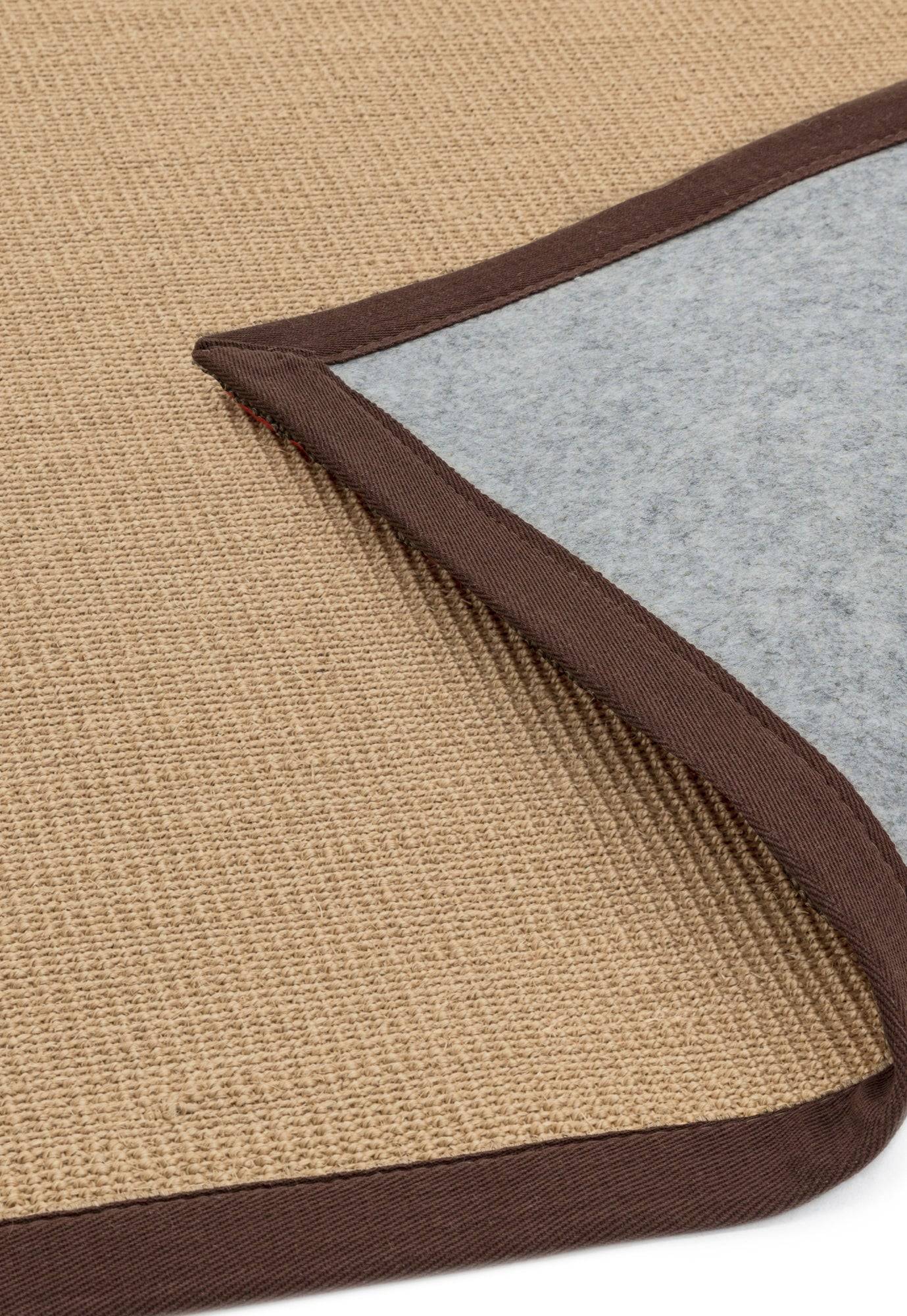 Vloerkleed Sisal Linen/Chocolate