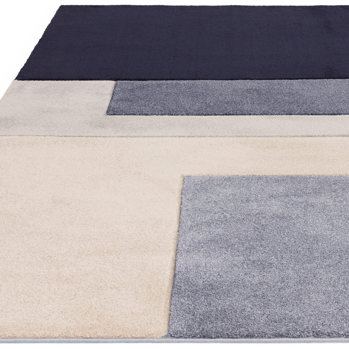 Vloerkleed Rugestiq Sketch blokken blauw SK13 – foto 3