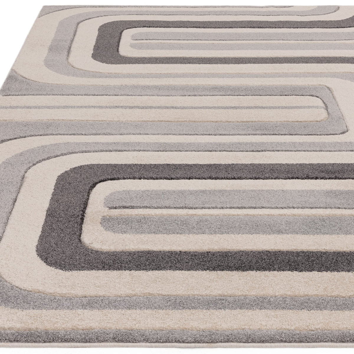 Vloerkleed Rugestiq Sketch contour grijs SK17 – foto 3