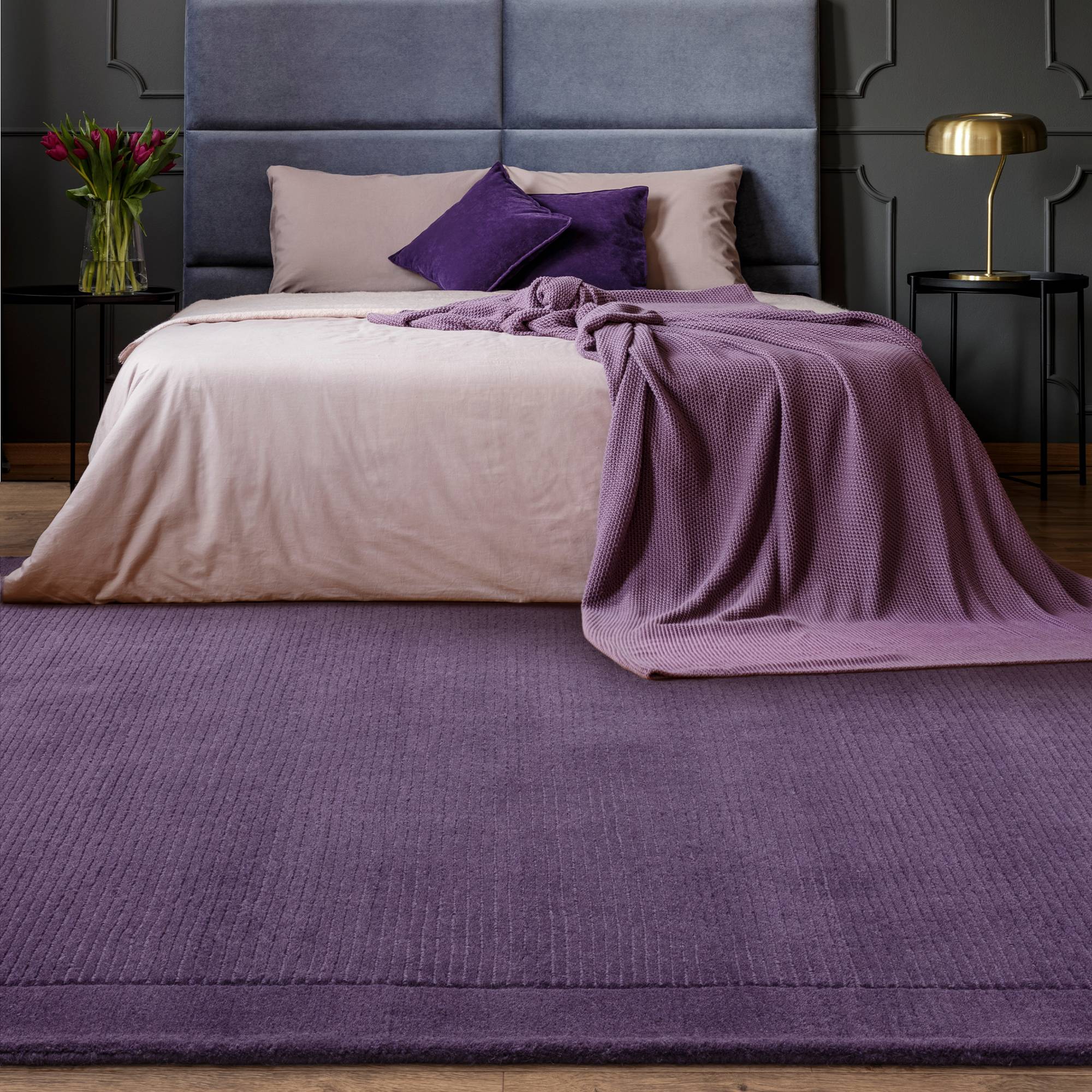 Vloerkleed York Purple
