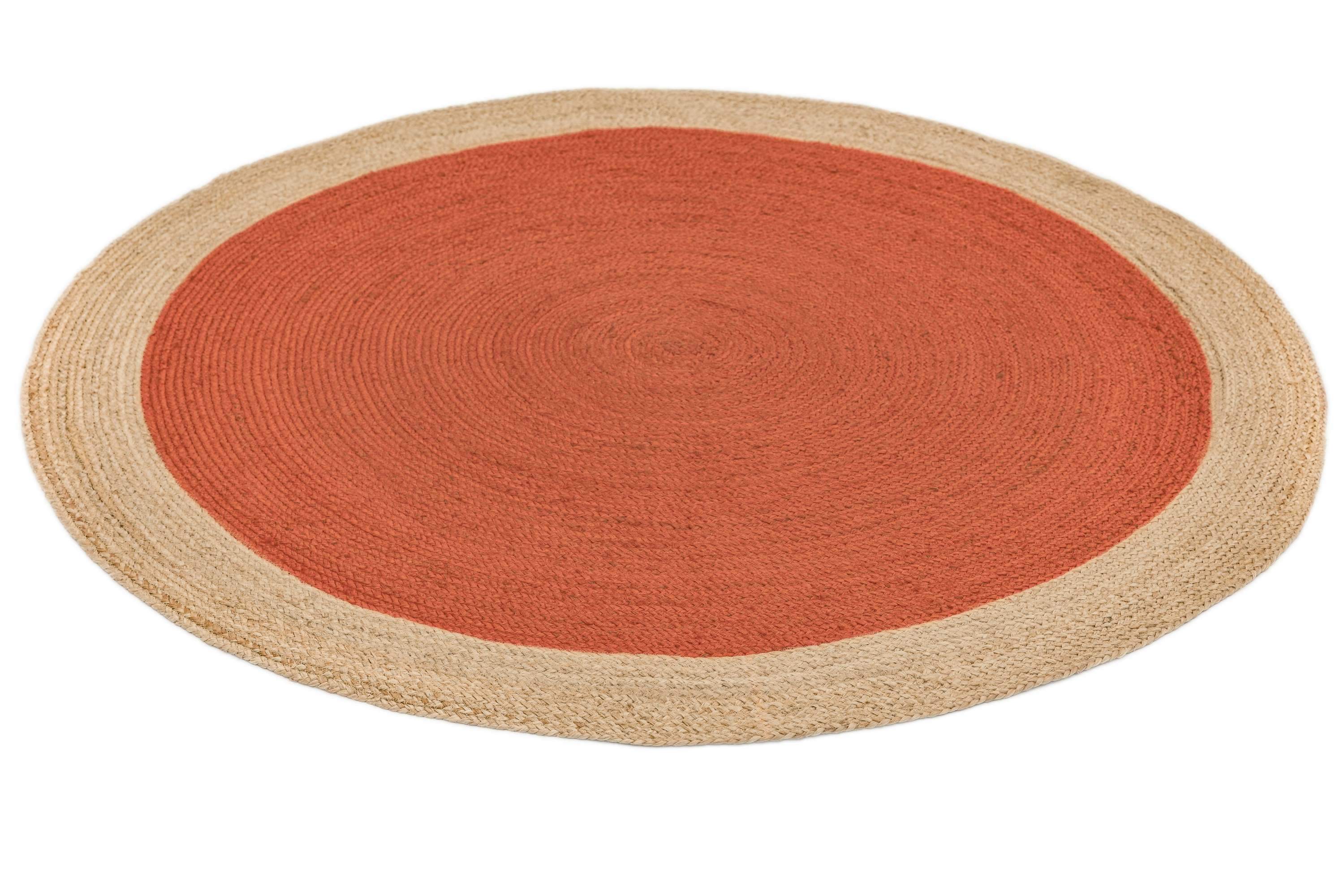 Rond vloerkleed Easy Living Faro Rug Rust