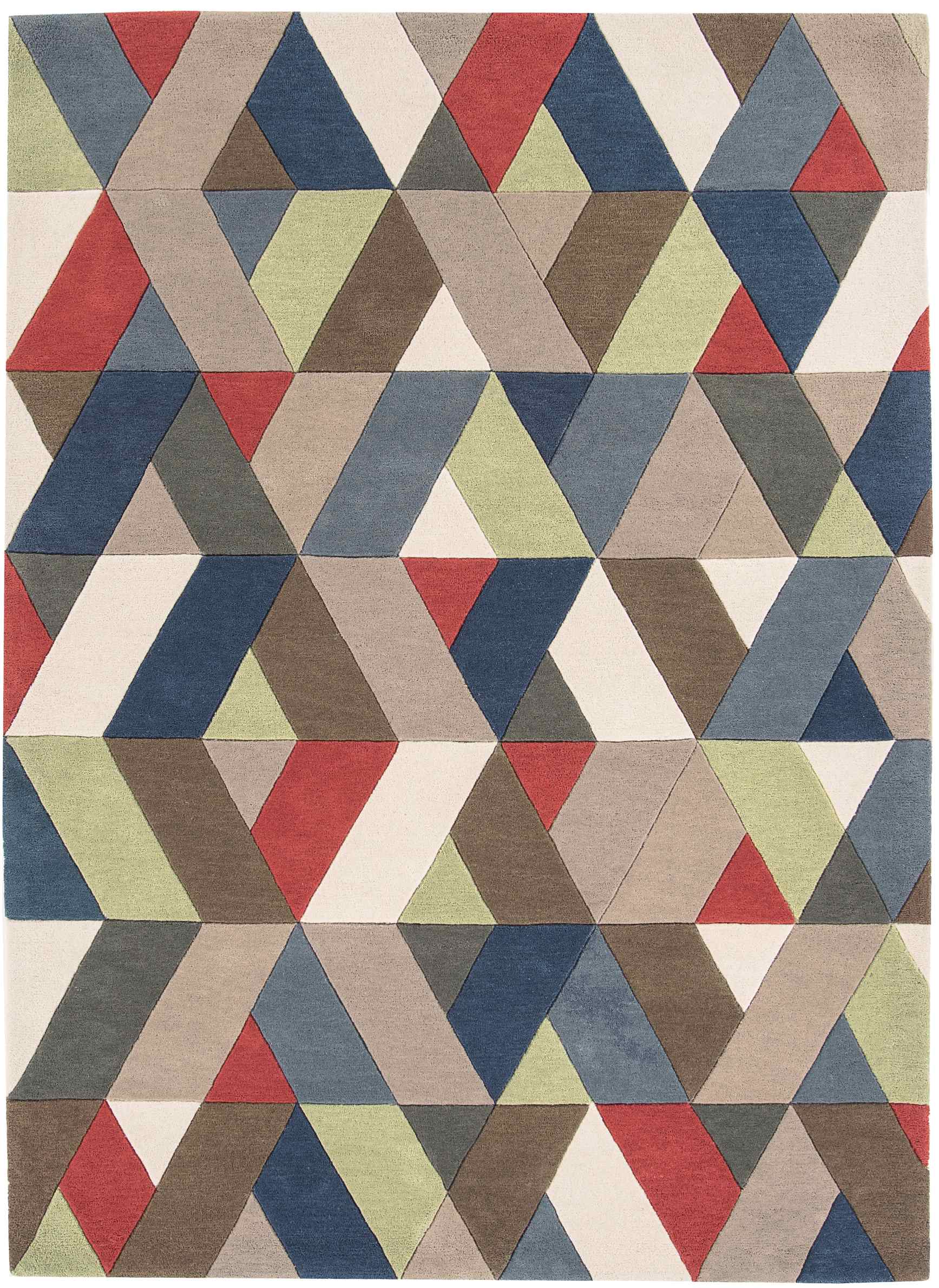 Laagpolig vloerkleed Easy Living Funk Chevron Multi