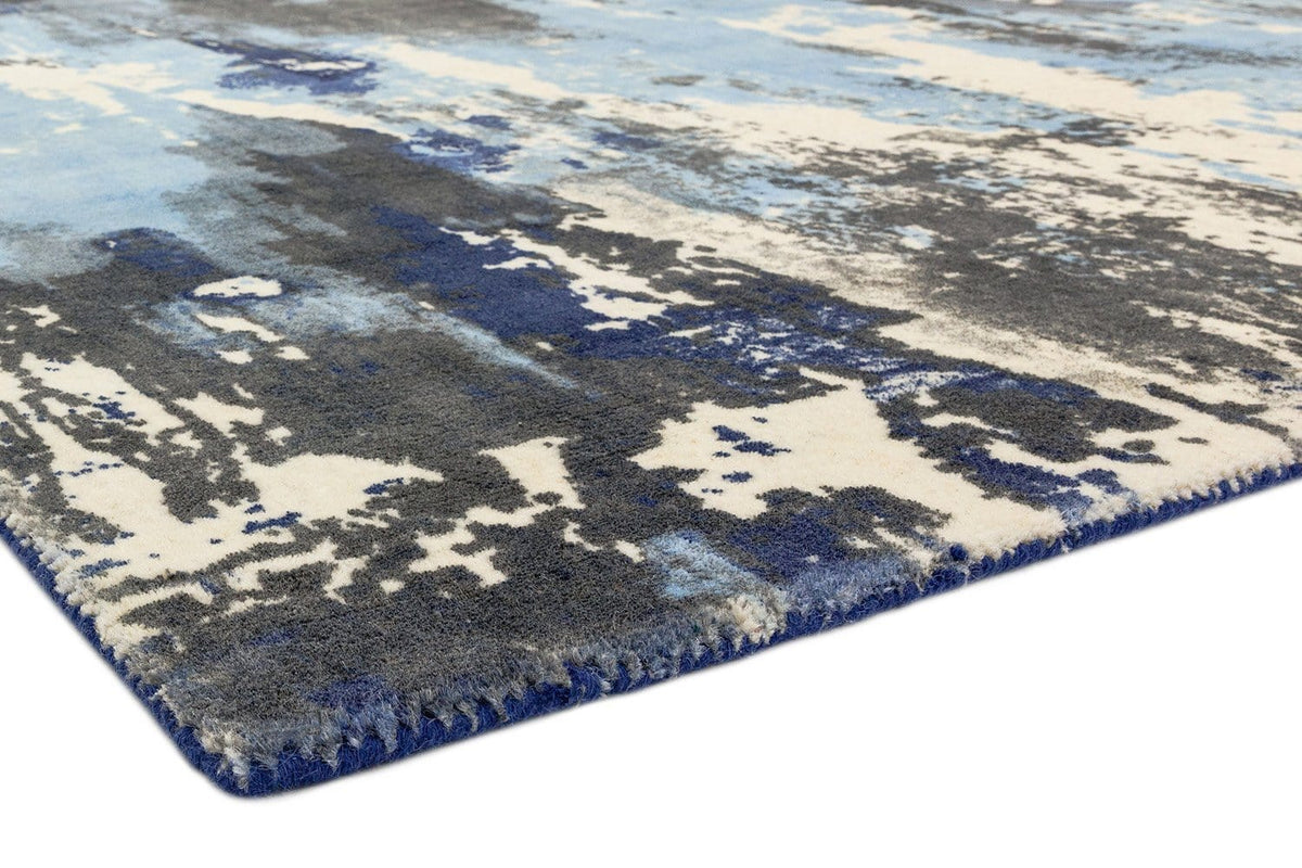 Laagpolig vloerkleed Easy Living Saturn Rug Blue