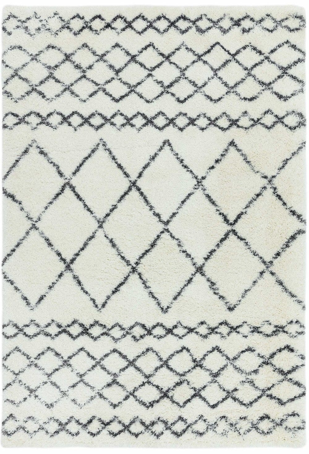 Hoogpolig vloerkleed Easy Living Alto Rug al02 Cream Grey