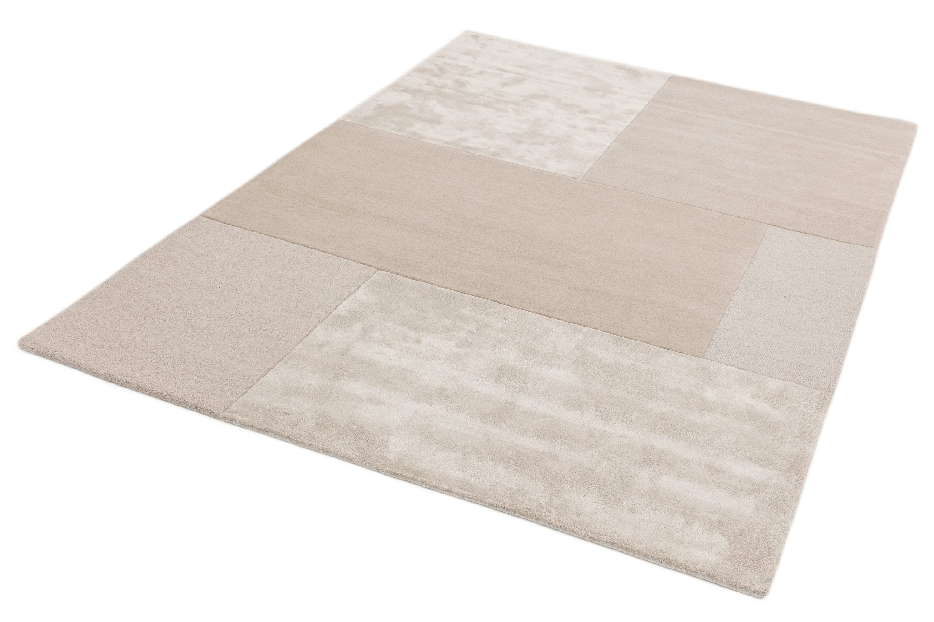 Laagpolig vloerkleed Easy Living Tate Tonal Textures Rug Ivory