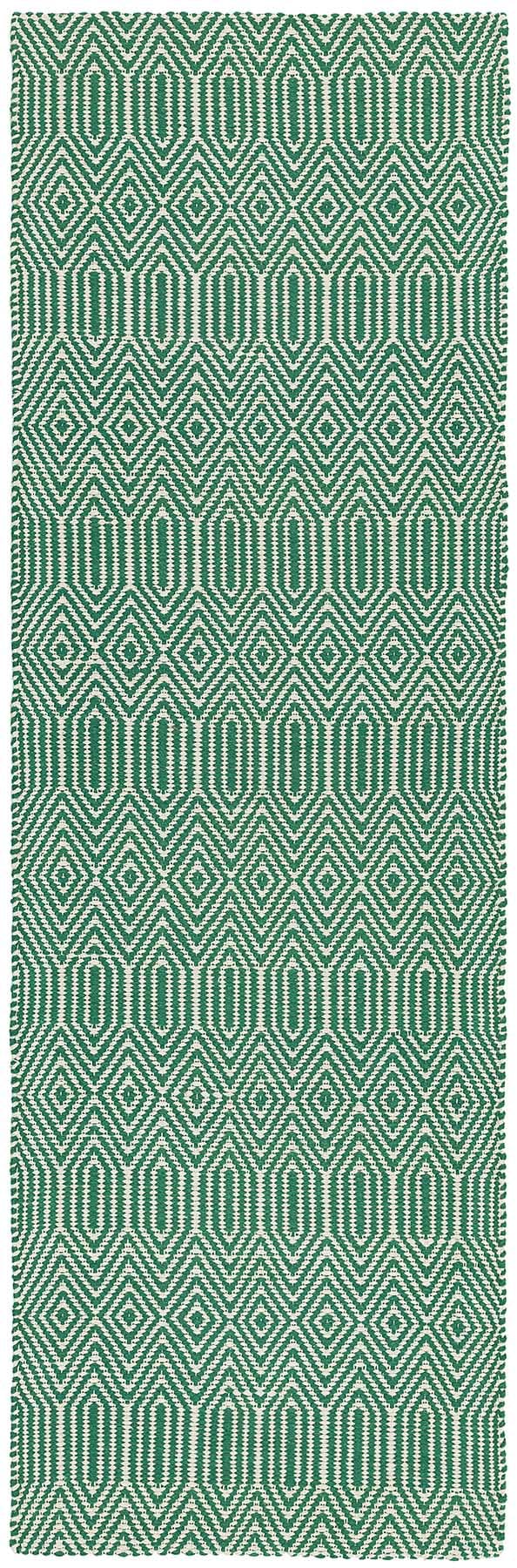 Laagpolig vloerkleed Easy Living Sloan Green