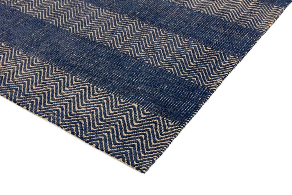 Laagpolig vloerkleed Easy Living Ives Navy Blue