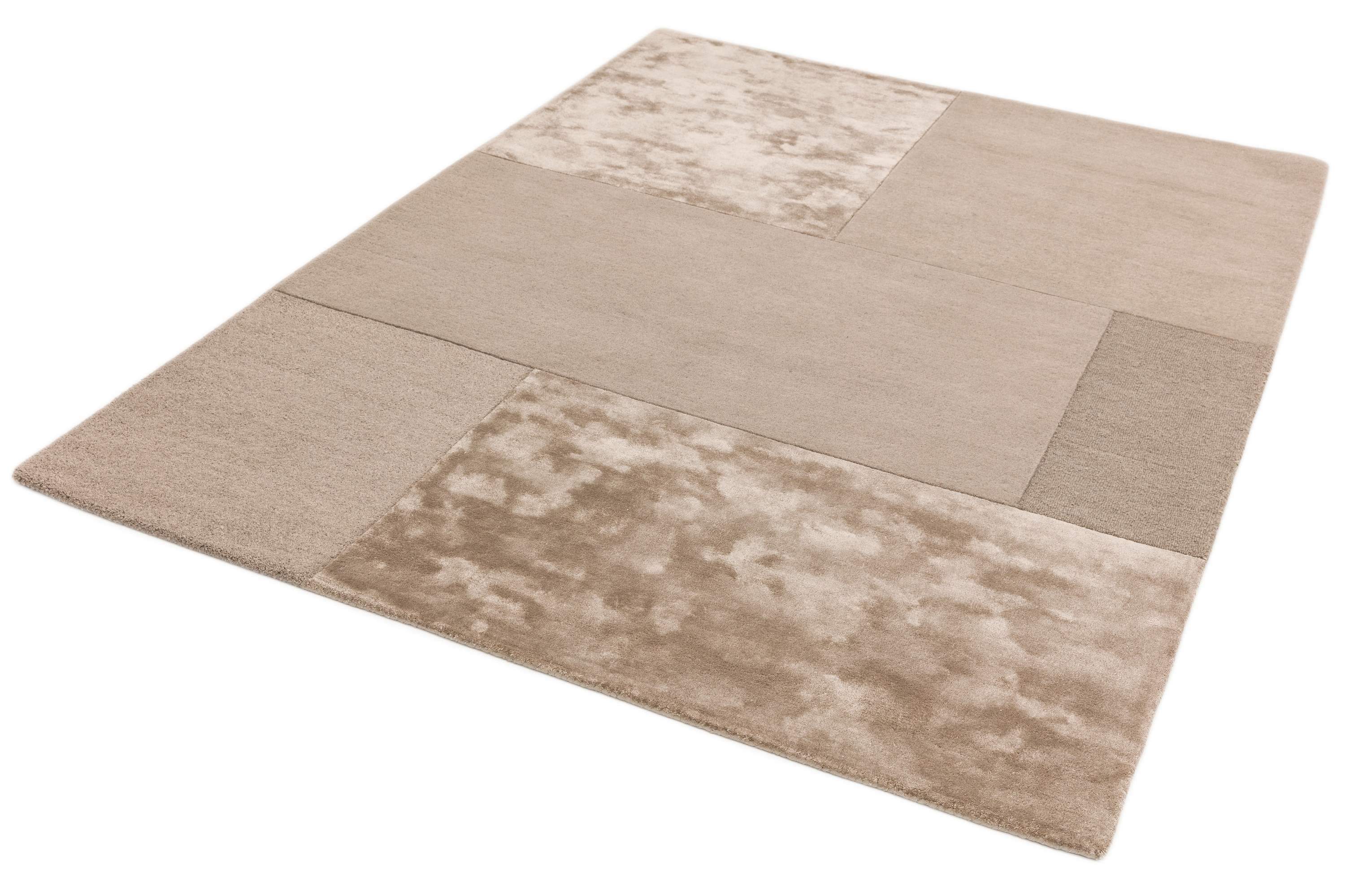 Laagpolig vloerkleed Easy Living Tate Tonal Textures Rug Sand