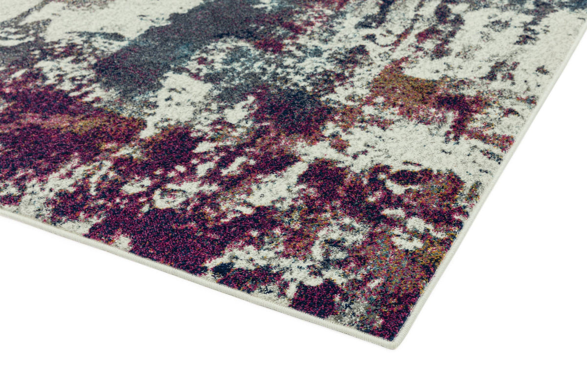 Laagpolig vloerkleed Easy Living Nova Abstract Navy Multi