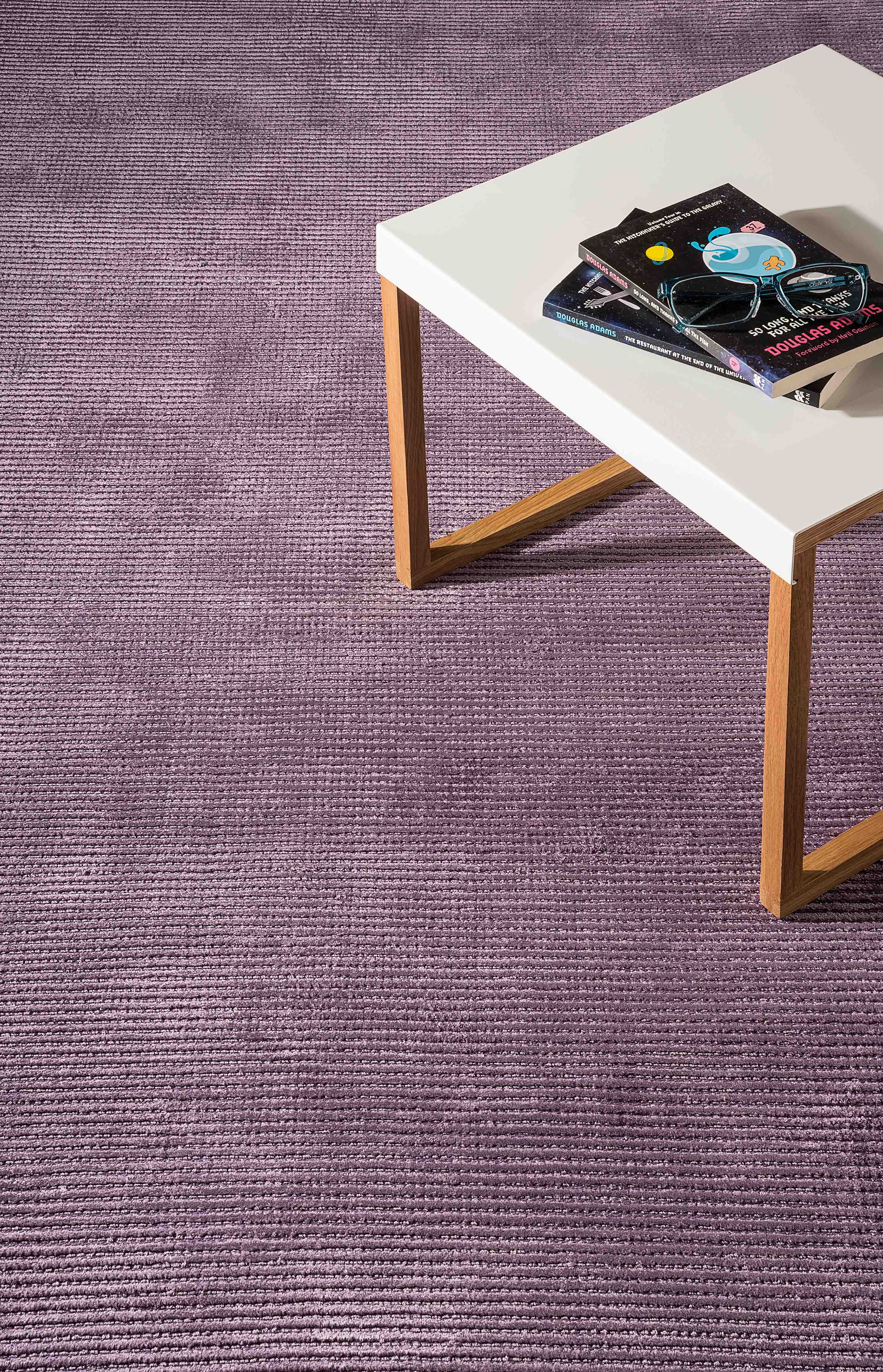 Laagpolig vloerkleed Easy Living Reko Rug Purple