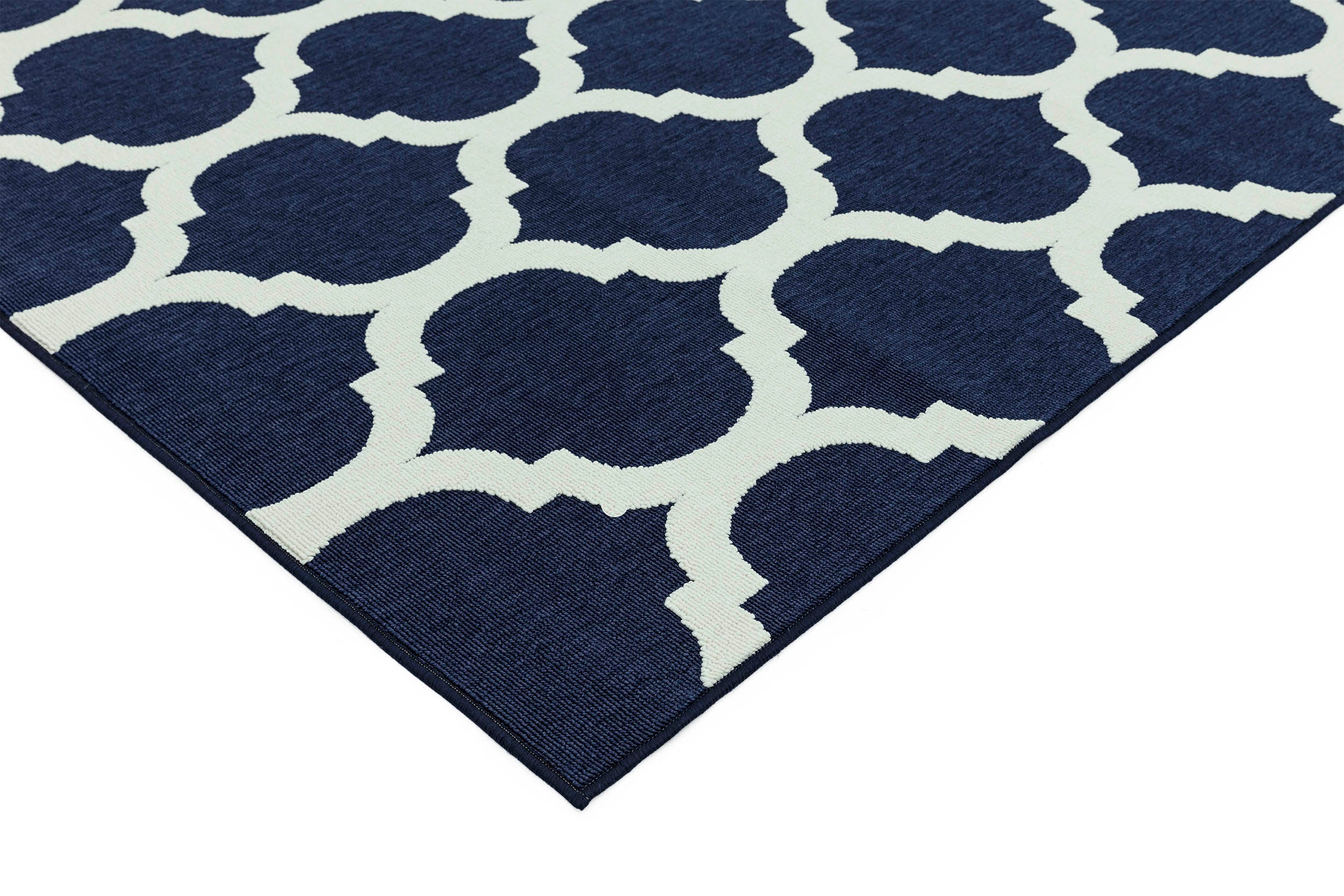 Vloerkleed Easy Living Antibes Blue Trellis