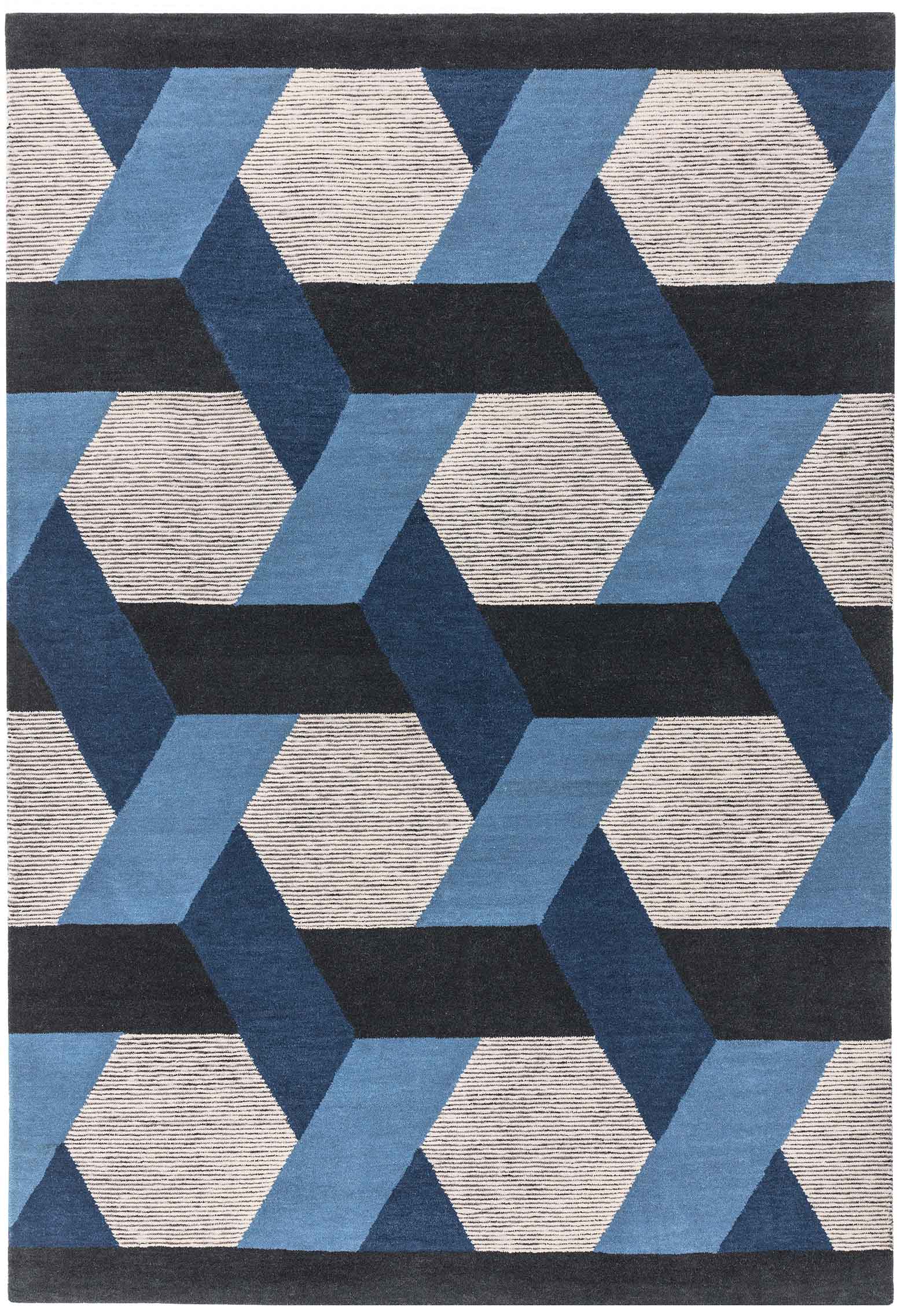 Laagpolig vloerkleed Easy Living Camden Rug Blue