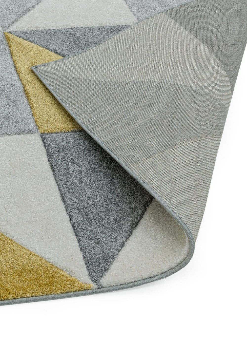 Laagpolig vloerkleed Easy Living Sketch Cubic Ochre