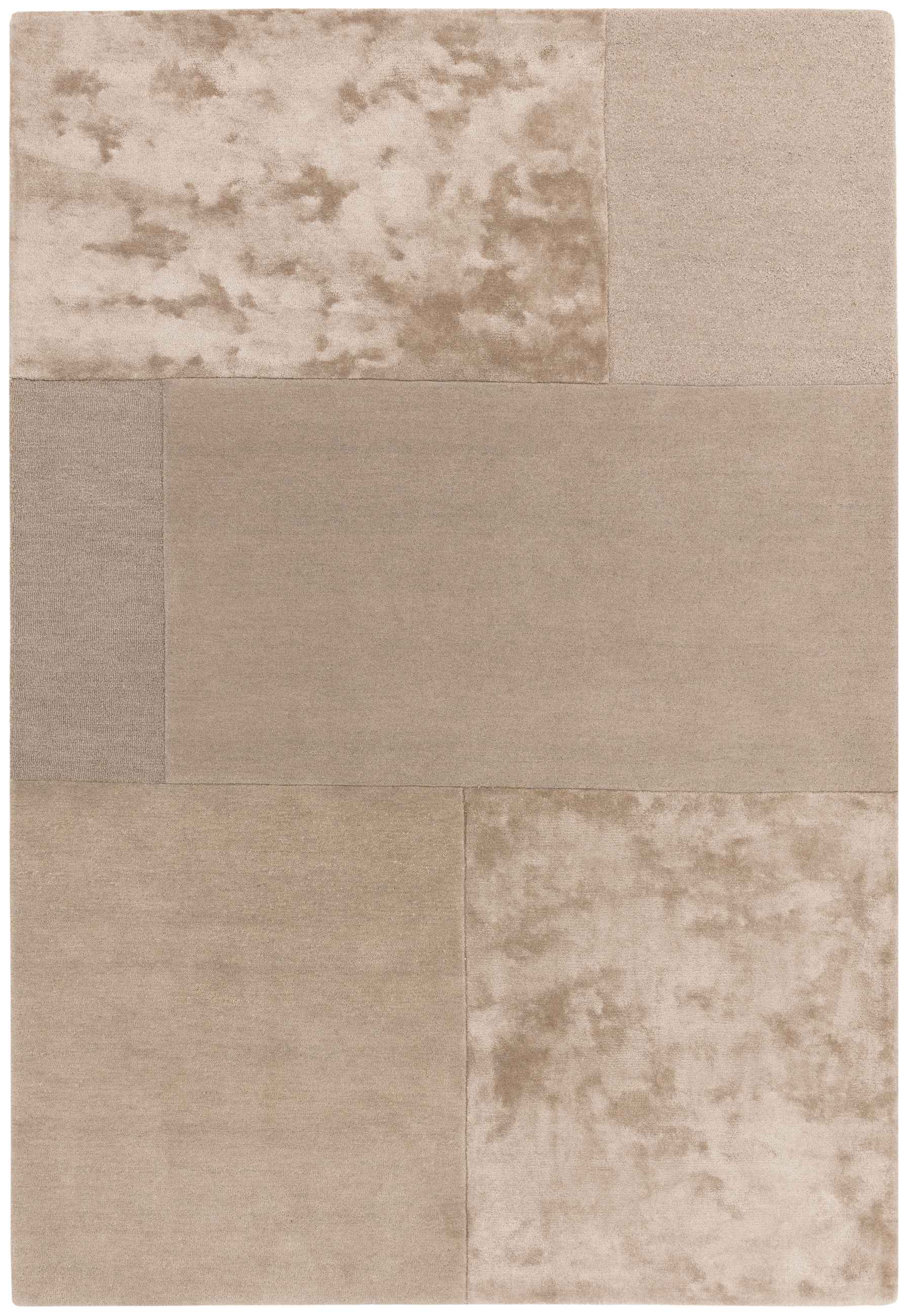 Laagpolig vloerkleed Easy Living Tate Tonal Textures Rug Sand