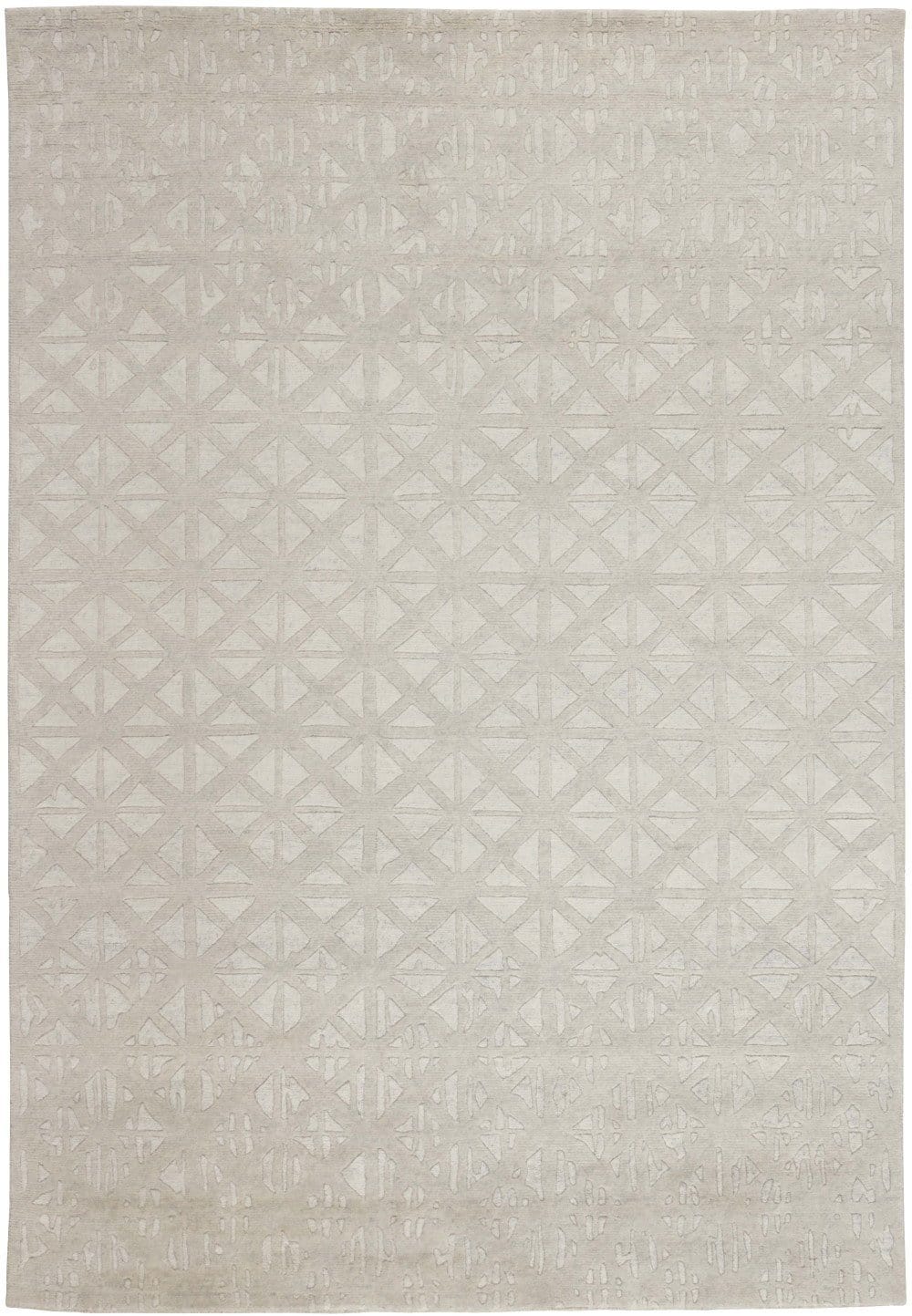 Laagpolig vloerkleed MOMO Rugs Shangri La White Mosaik