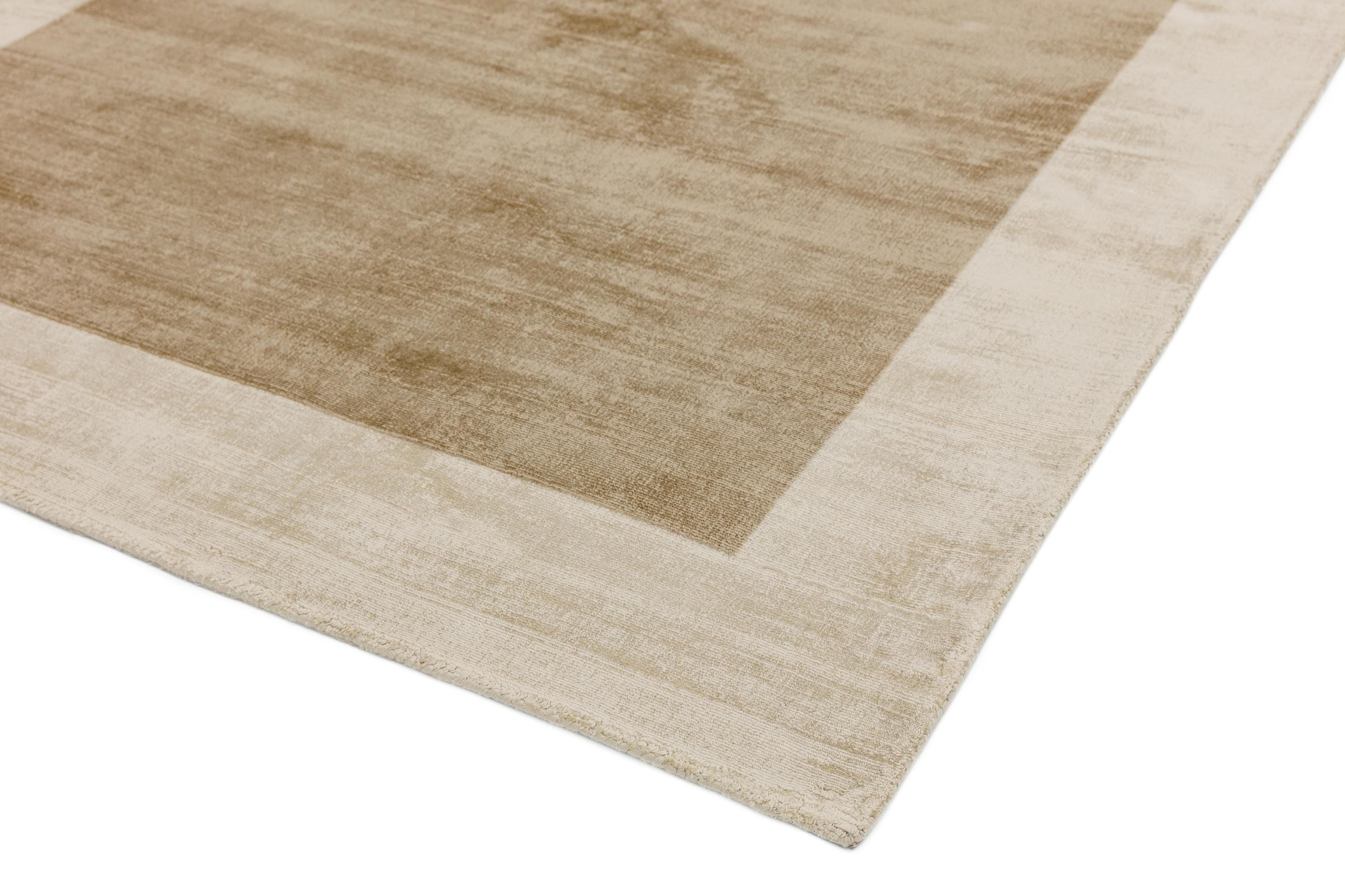 Laagpolig vloerkleed Easy Living Blade Border Rug Putty Champagne