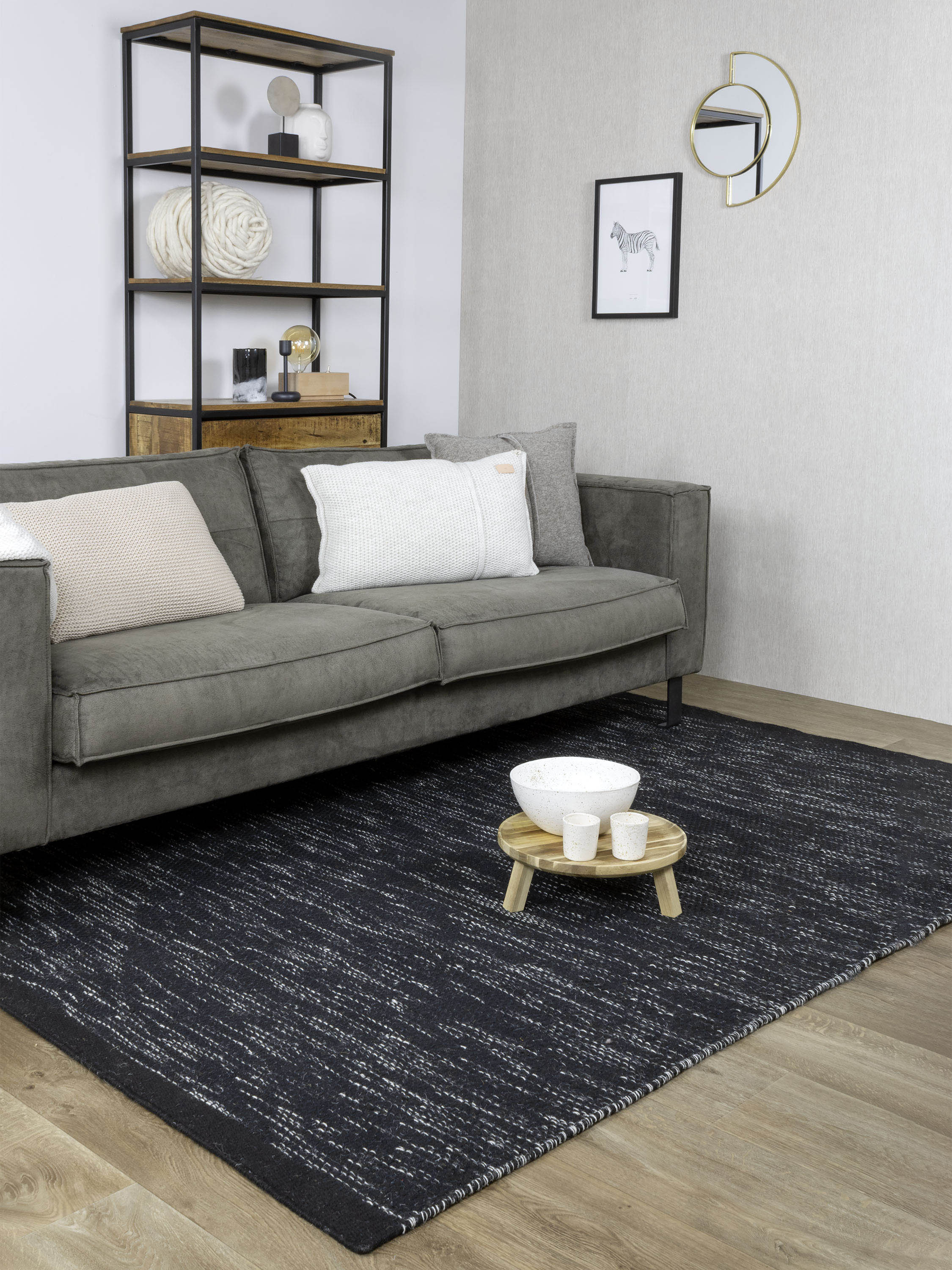 Vloerkleed MOMO Rugs Teppe Black