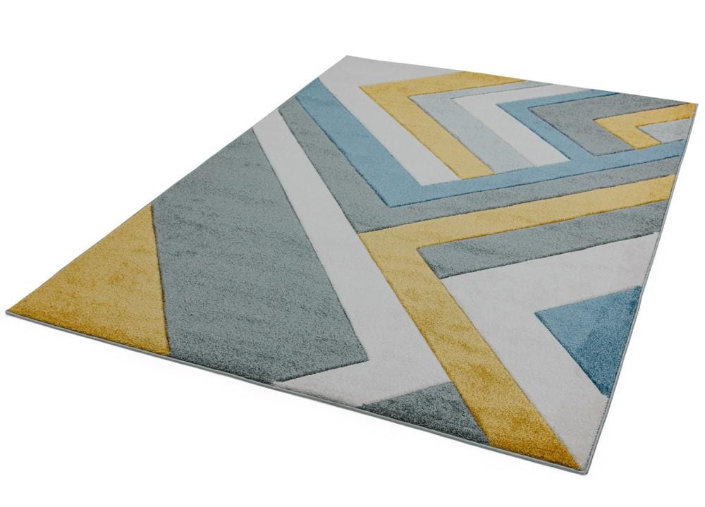 Laagpolig vloerkleed Easy Living Sketch Linear Grey Multi