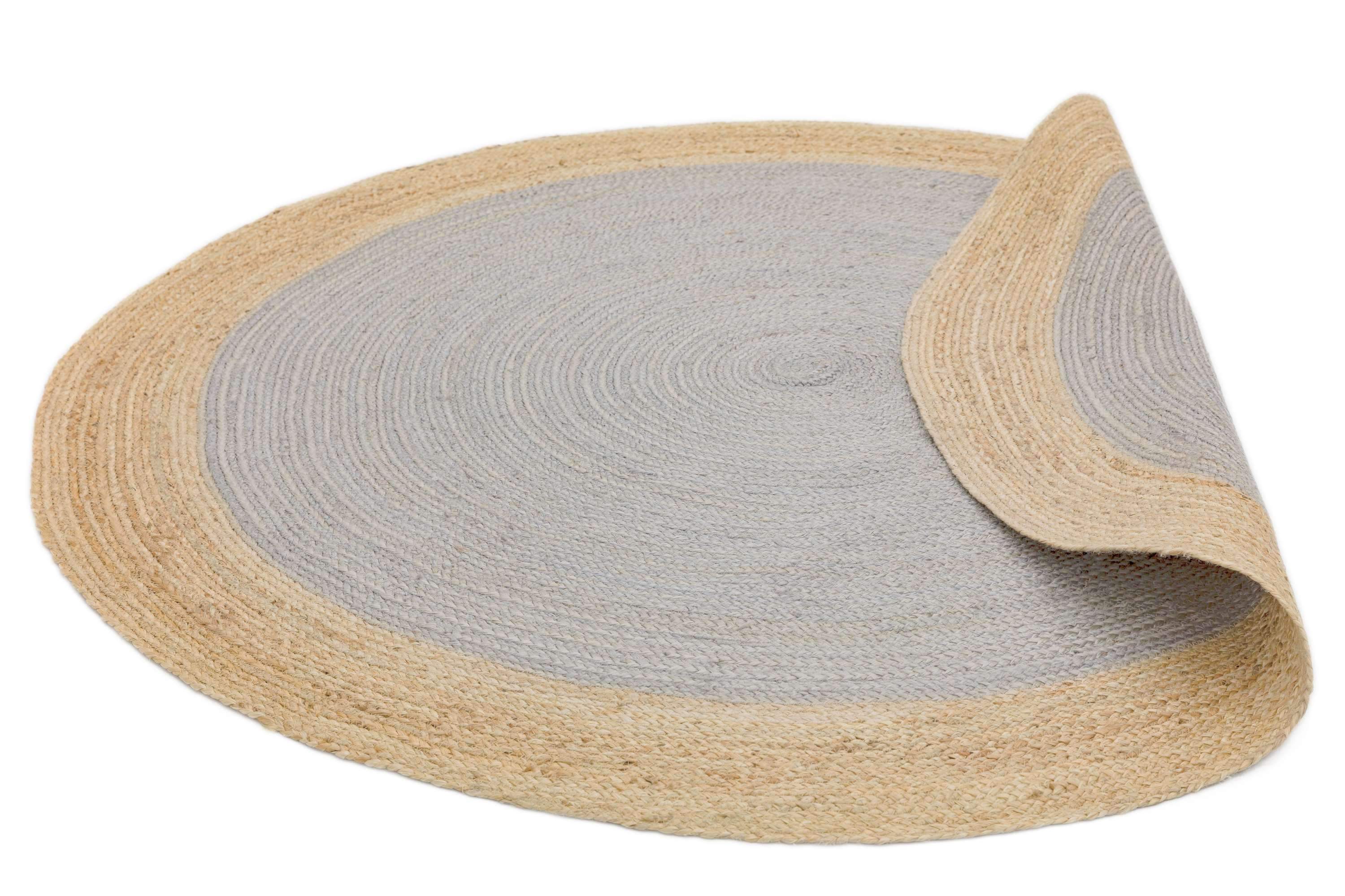 Rond vloerkleed Easy Living Faro Rug Silver