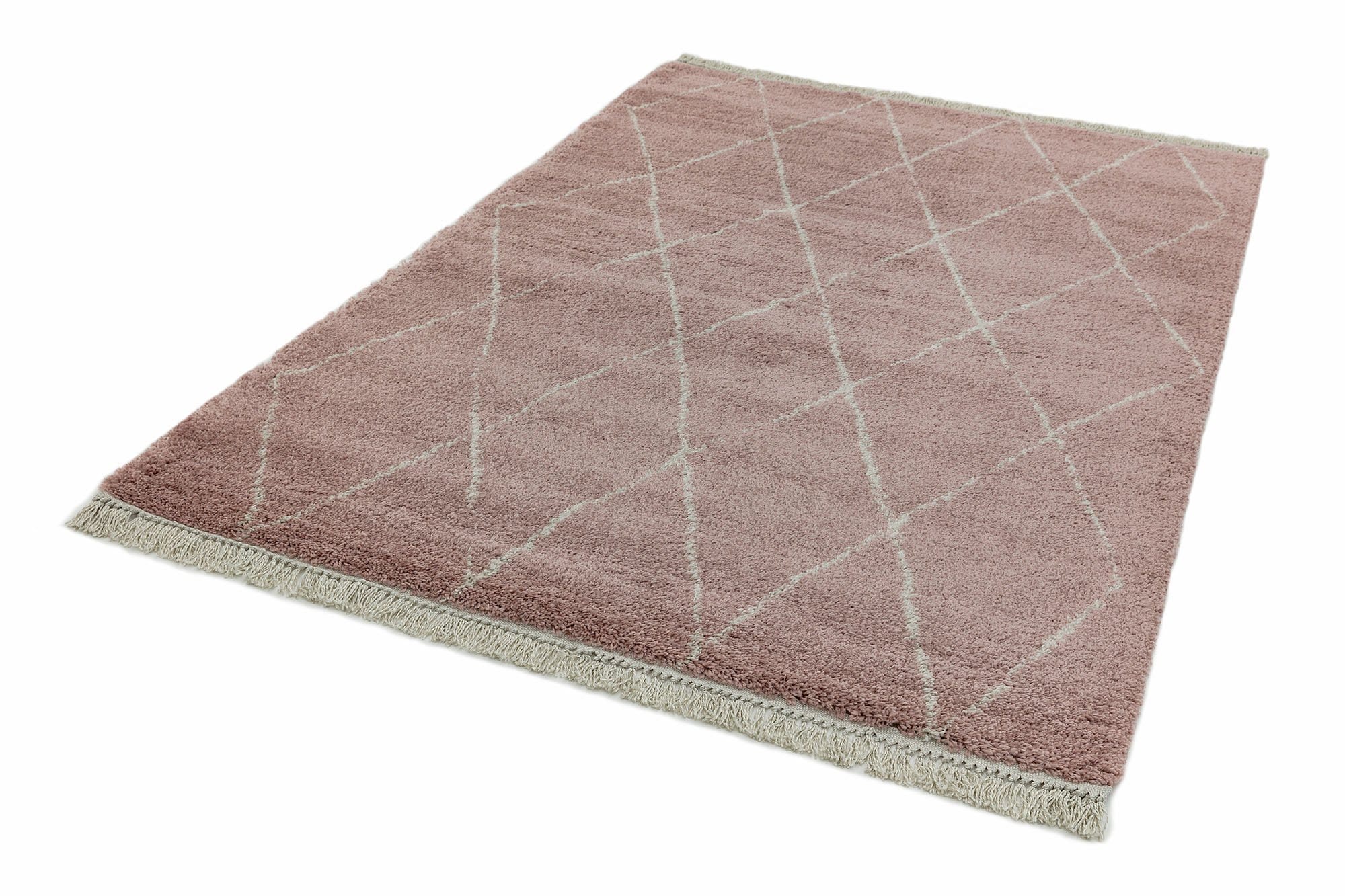 Berber vloerkleed Easy Living Rocco Pink Diamond