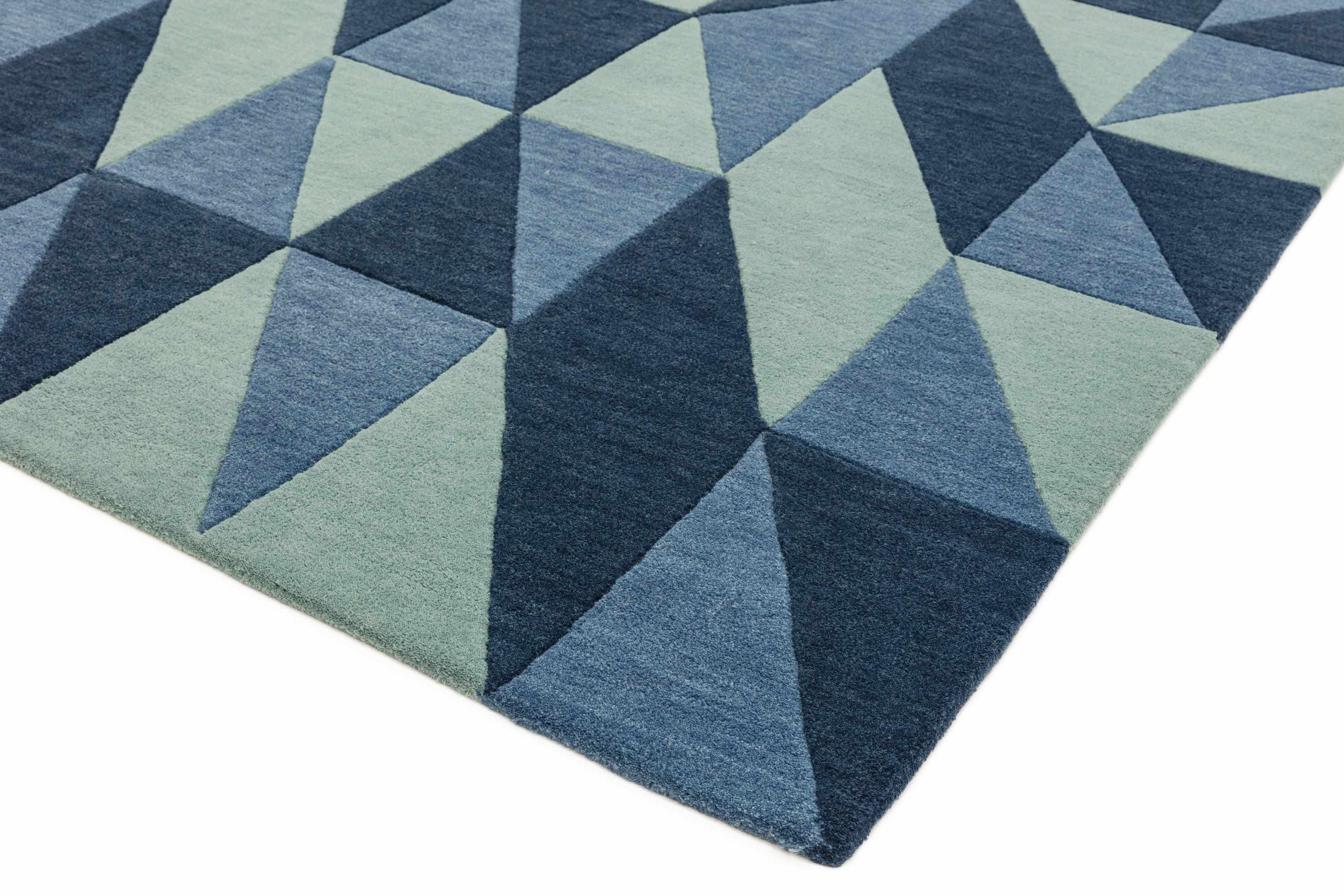 Laagpolig vloerkleed Easy Living Reef Flag Blue