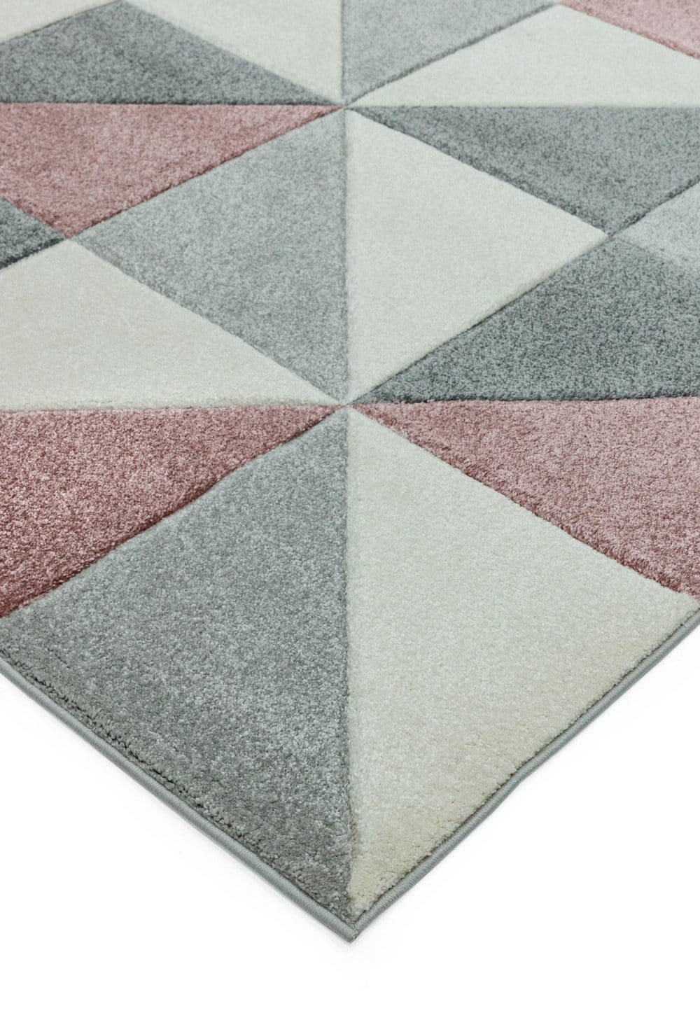 Laagpolig vloerkleed Easy Living Sketch Cubic Pink