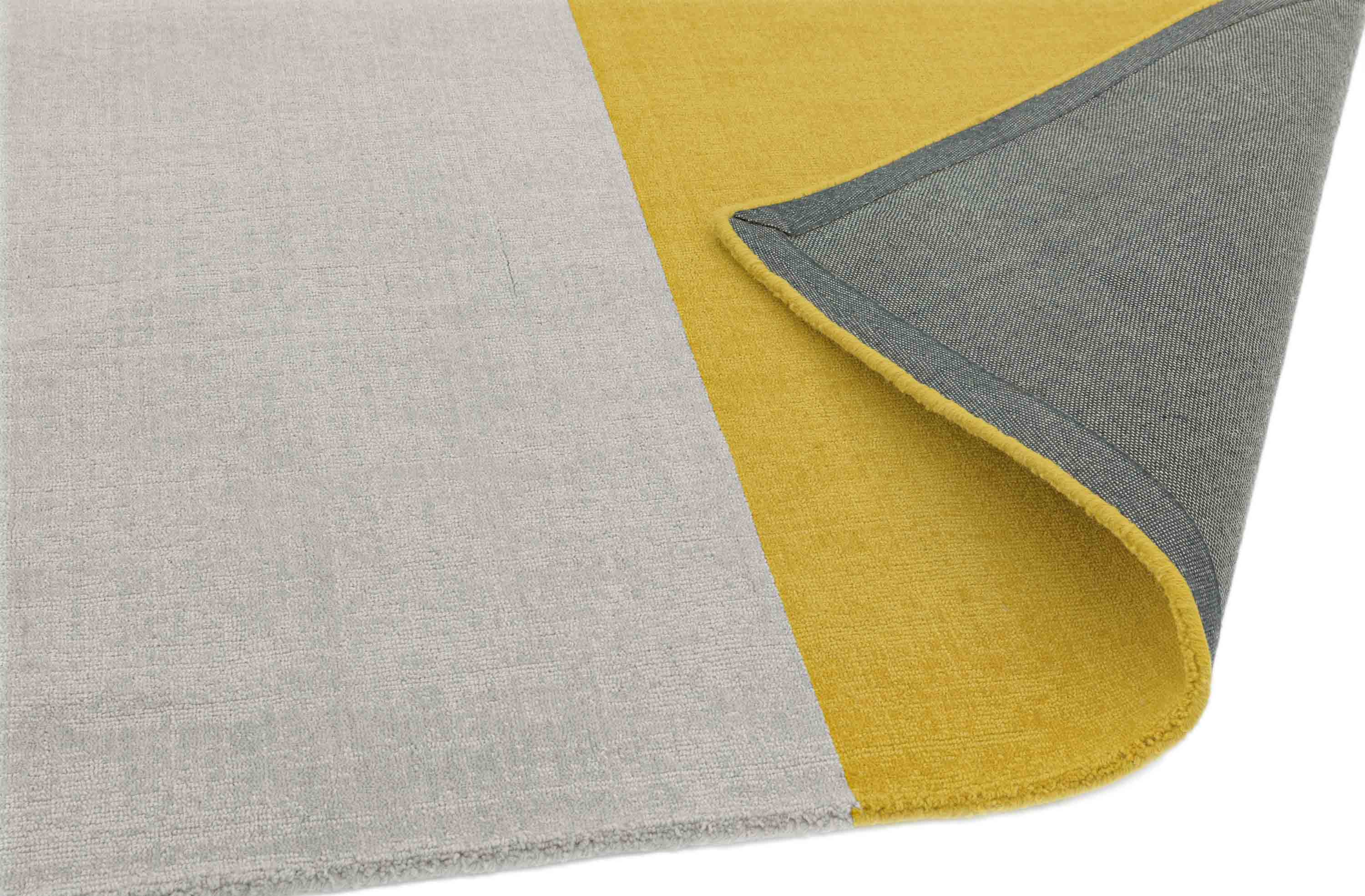 Laagpolig vloerkleed Easy Living Blox Rug Mustard