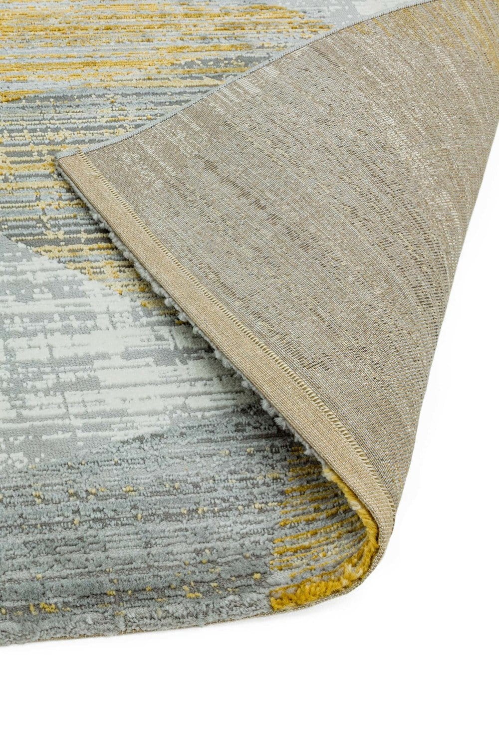 Laagpolig vloerkleed Easy Living Orion or012 Block Yellow