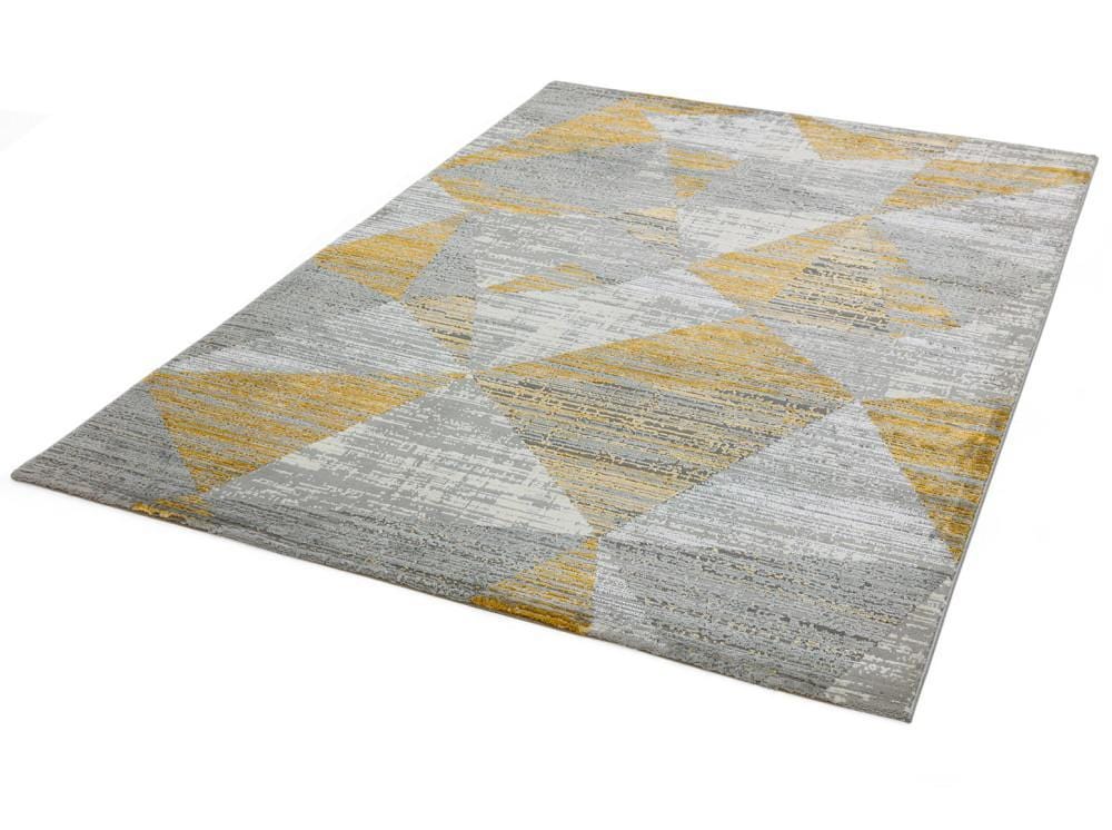 Laagpolig vloerkleed Easy Living Orion or012 Block Yellow