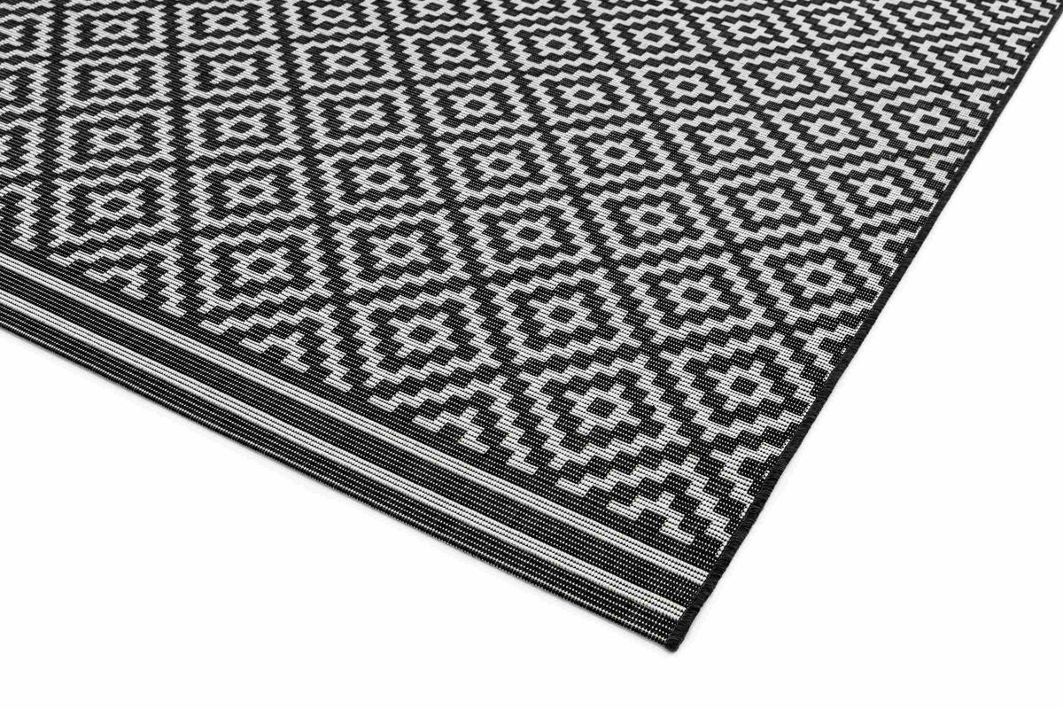 Laagpolig vloerkleed Easy Living Patio Diamond Mono