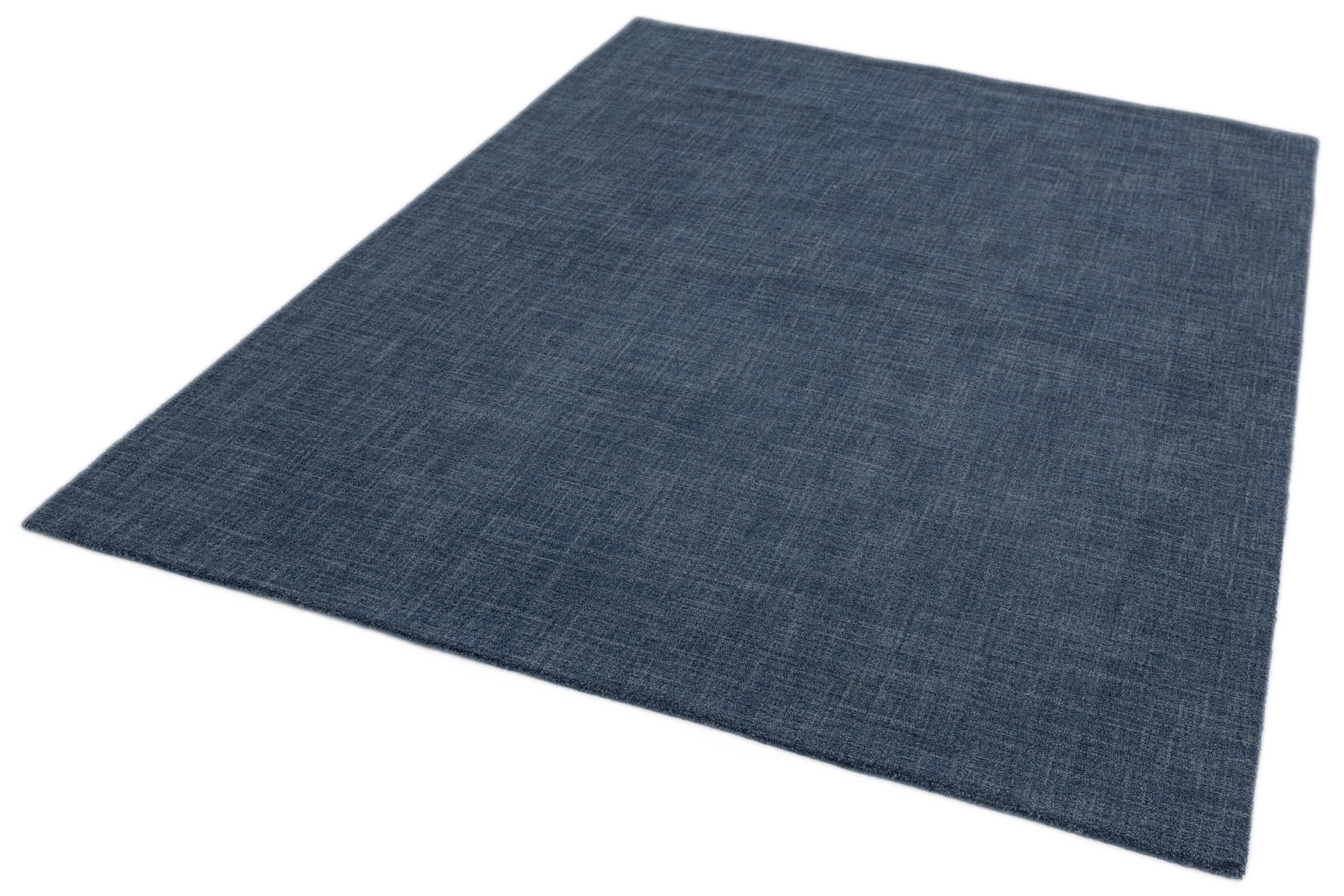 Laagpolig vloerkleed Easy Living Tweed Rug Denim