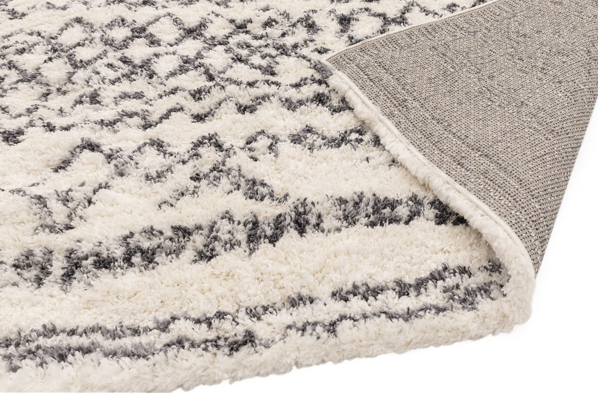 Hoogpolig vloerkleed Easy Living Alto Rug al04 Cream Grey