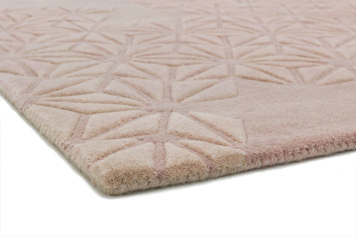 Laagpolig vloerkleed Easy Living Starburst Rug Pink