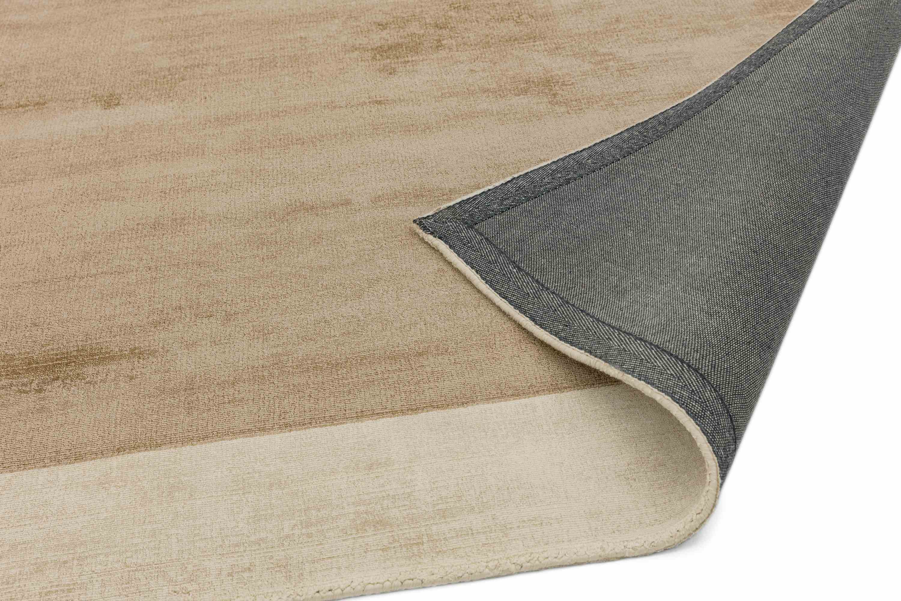 Laagpolig vloerkleed Easy Living Blade Border Rug Putty Champagne