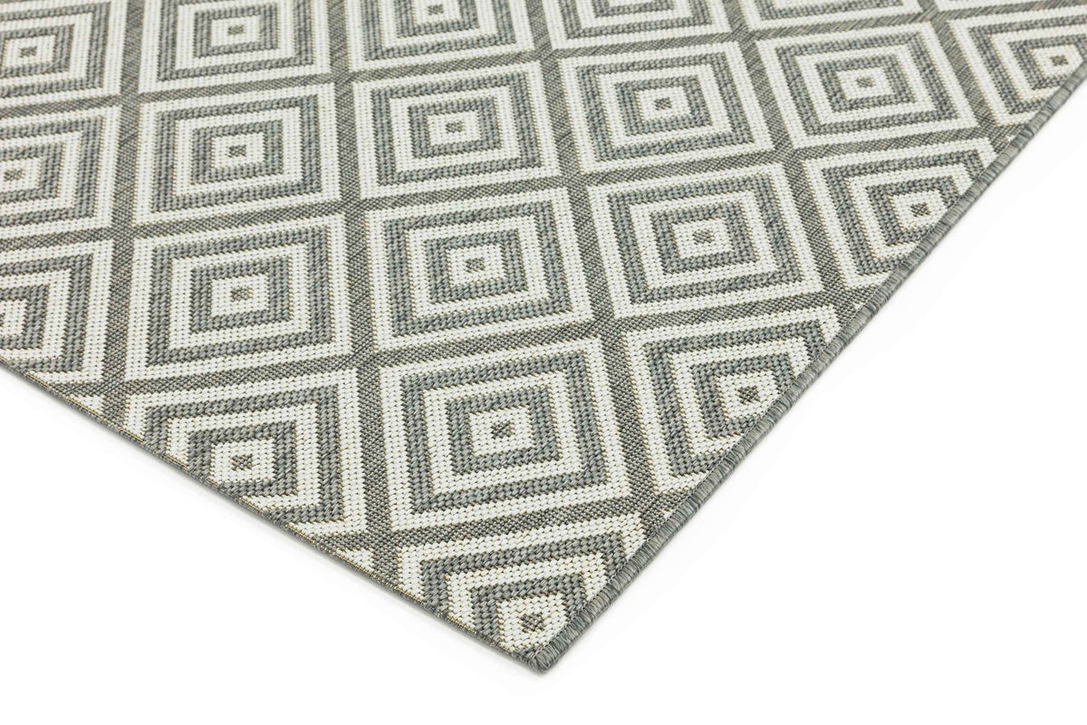 Laagpolig vloerkleed Easy Living Patio 17 Grey Jewel