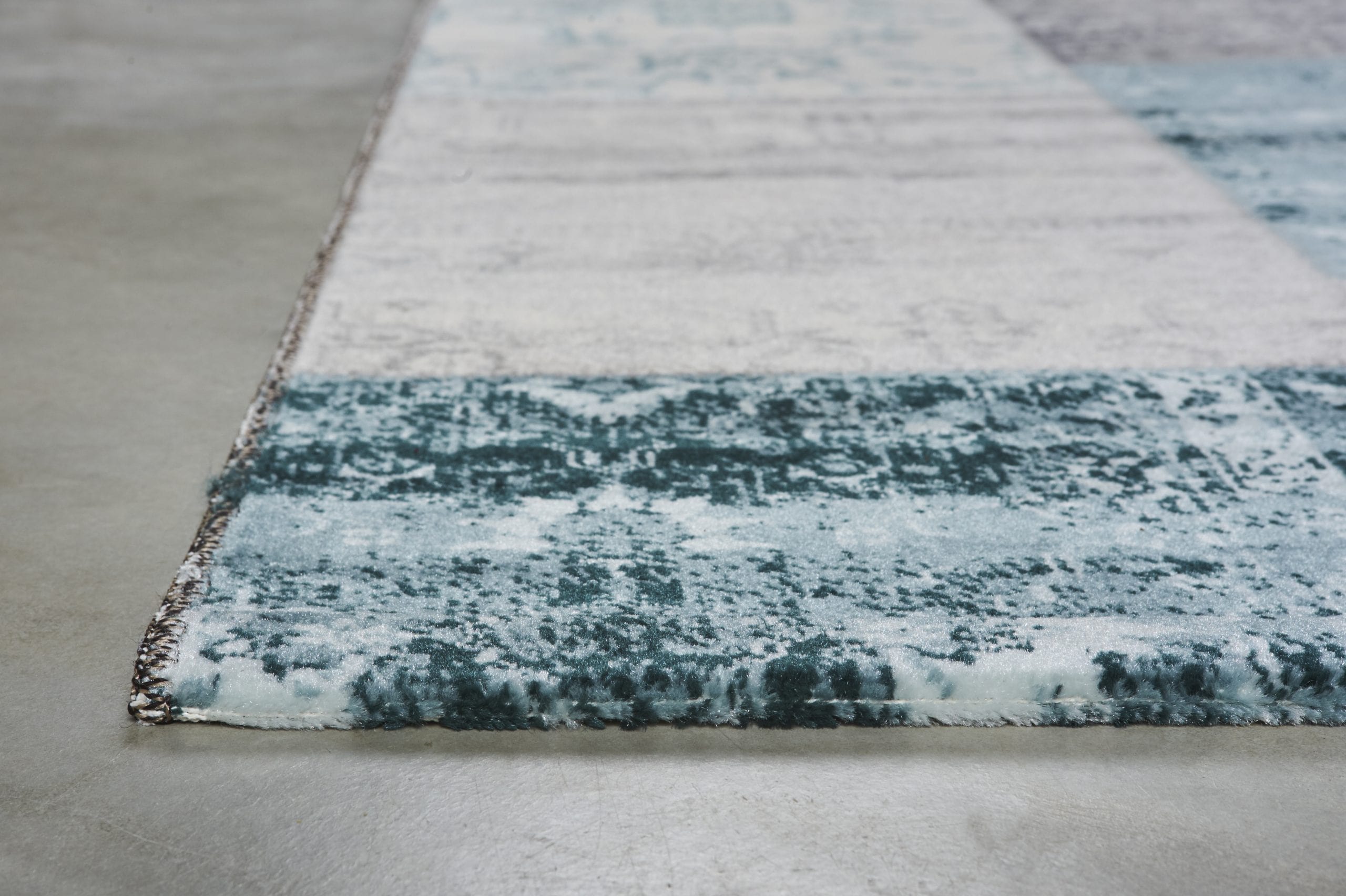 Vloerkleed Lifa Living CPV Dark Grey Blue 1