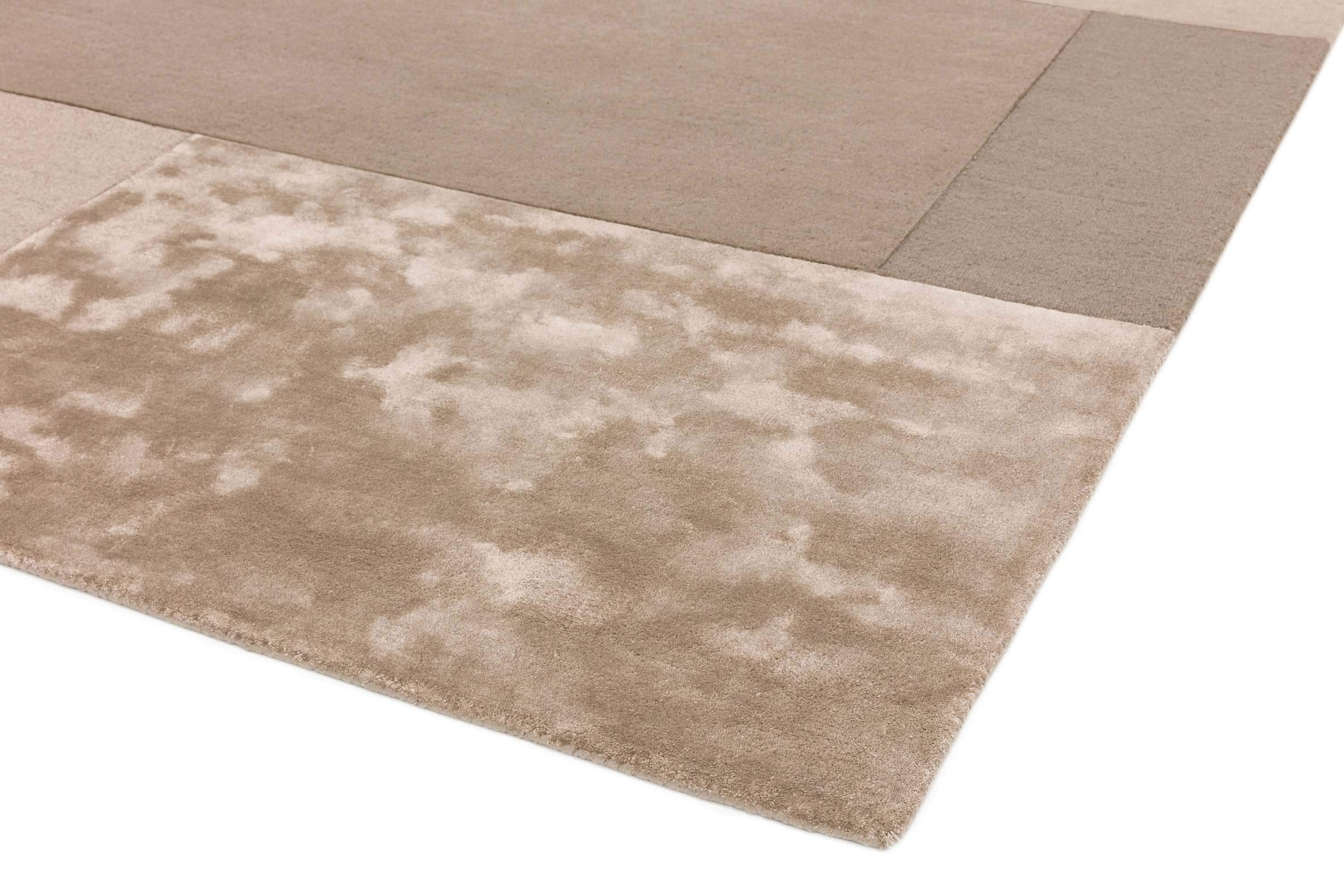 Laagpolig vloerkleed Easy Living Tate Tonal Textures Rug Sand