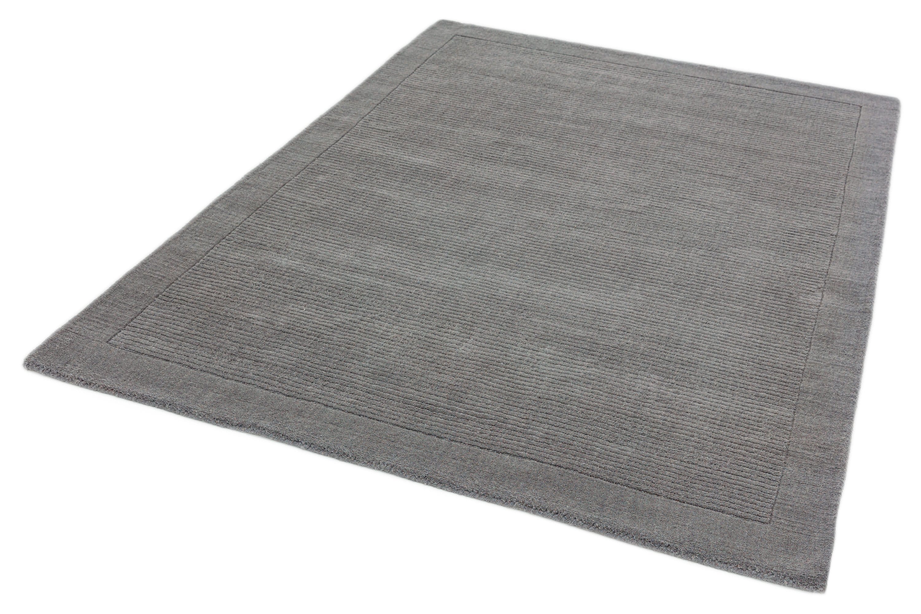 Laagpolig vloerkleed Easy Living York Rug Grey