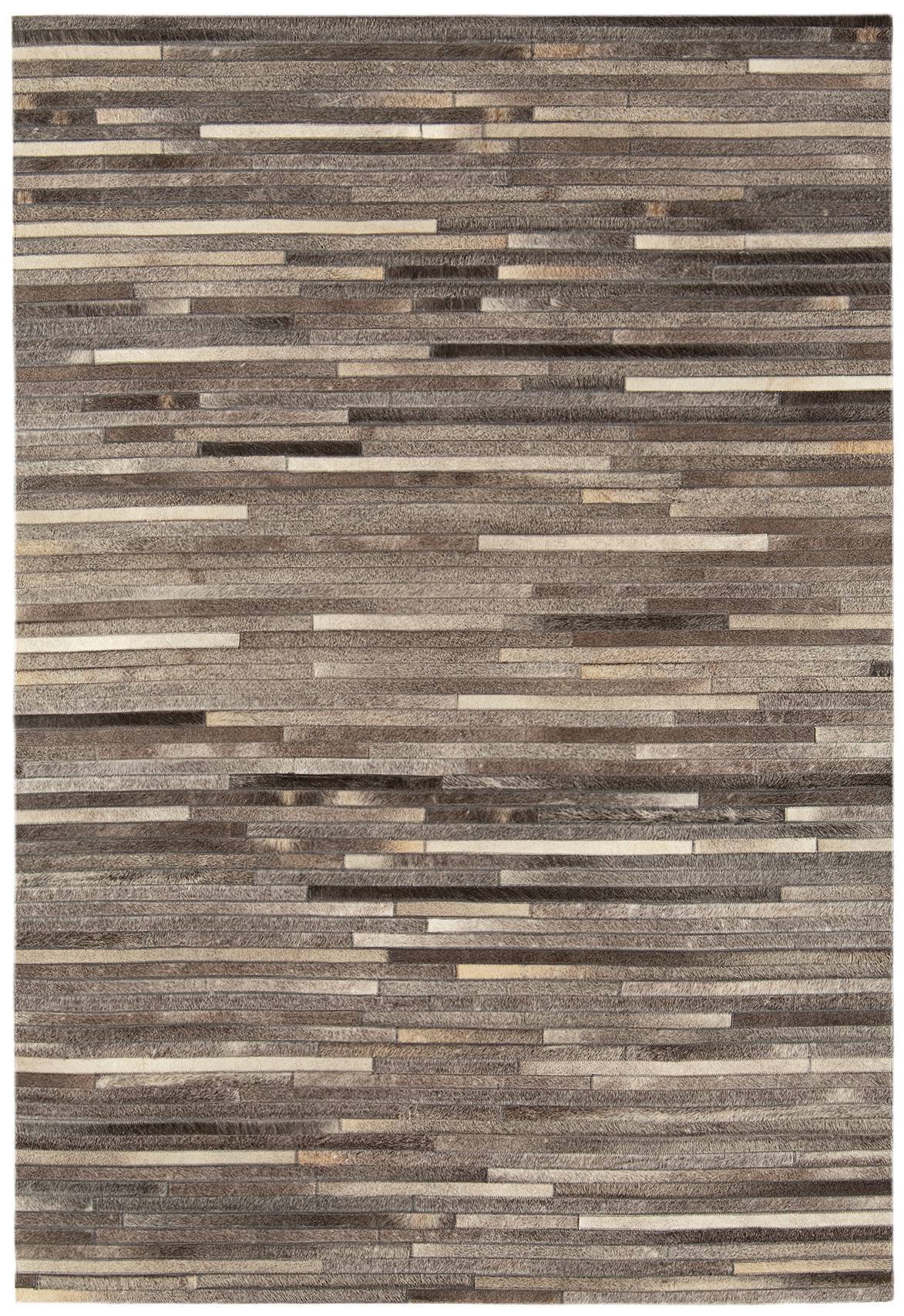Laagpolig vloerkleed Easy Living Gaucho Rug Dark Grey Stripe