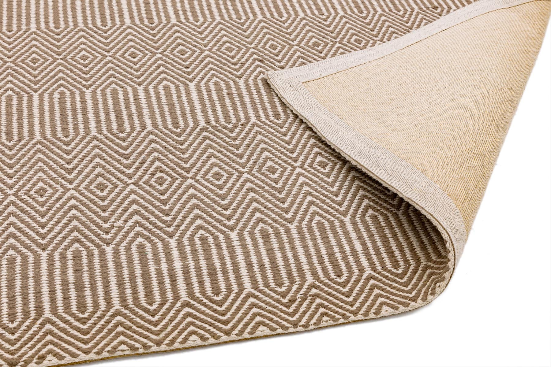 Laagpolig vloerkleed Easy Living Sloan Taupe