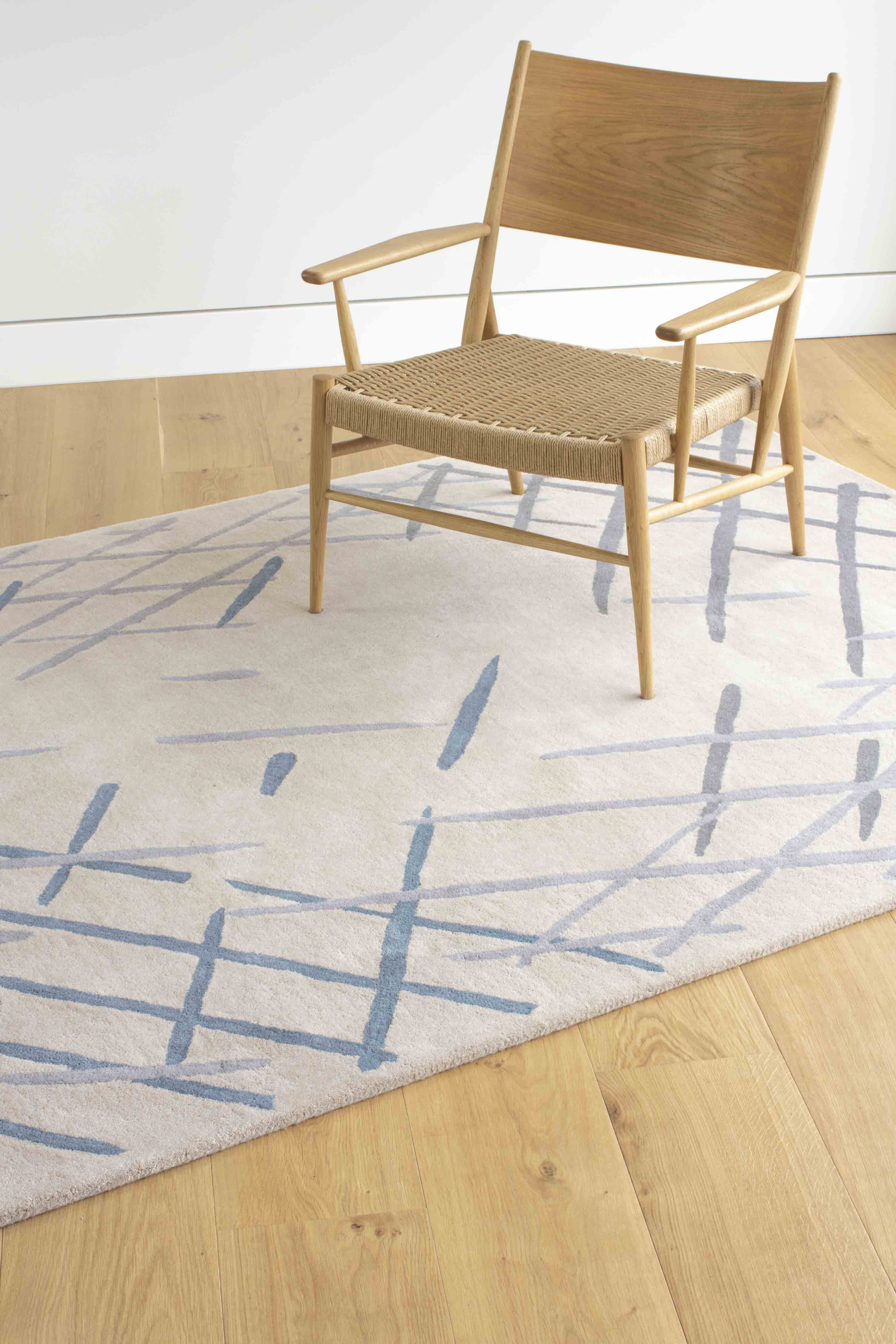 Laagpolig vloerkleed Claire Gaudion Sand Sketch