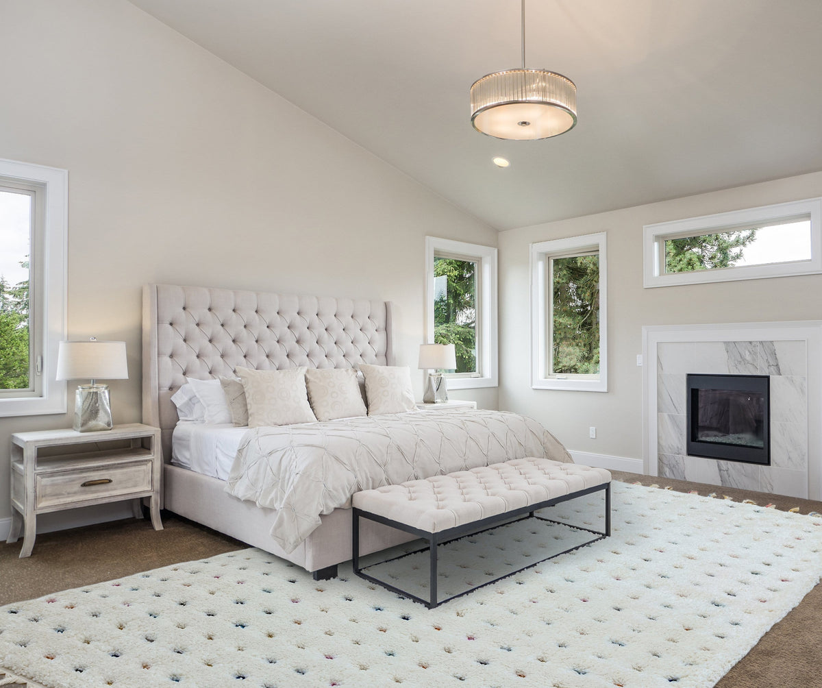 Hoogpolig vloerkleed Easy Living Ariana ar02 Dotty Multi