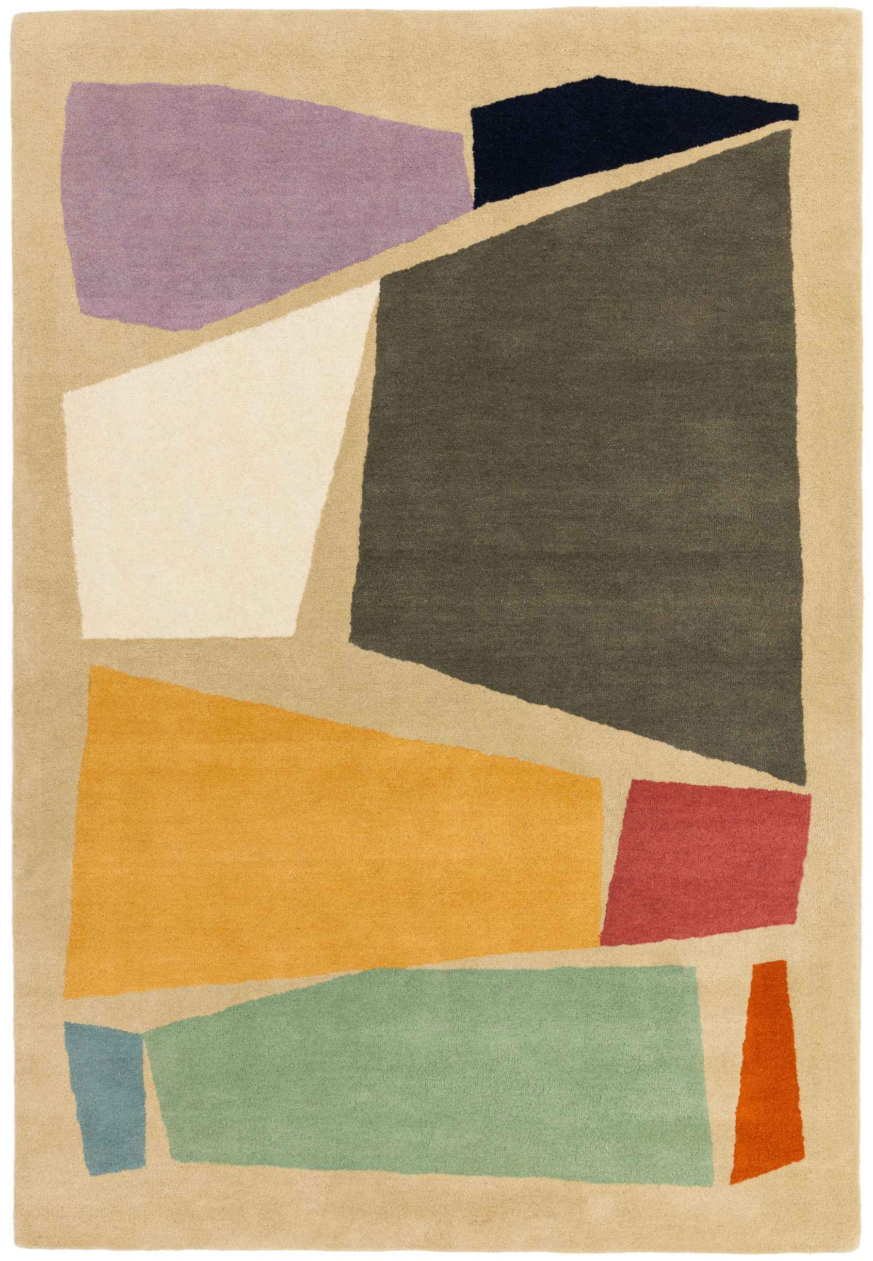 Laagpolig vloerkleed Easy Living Reef Shapes Multi