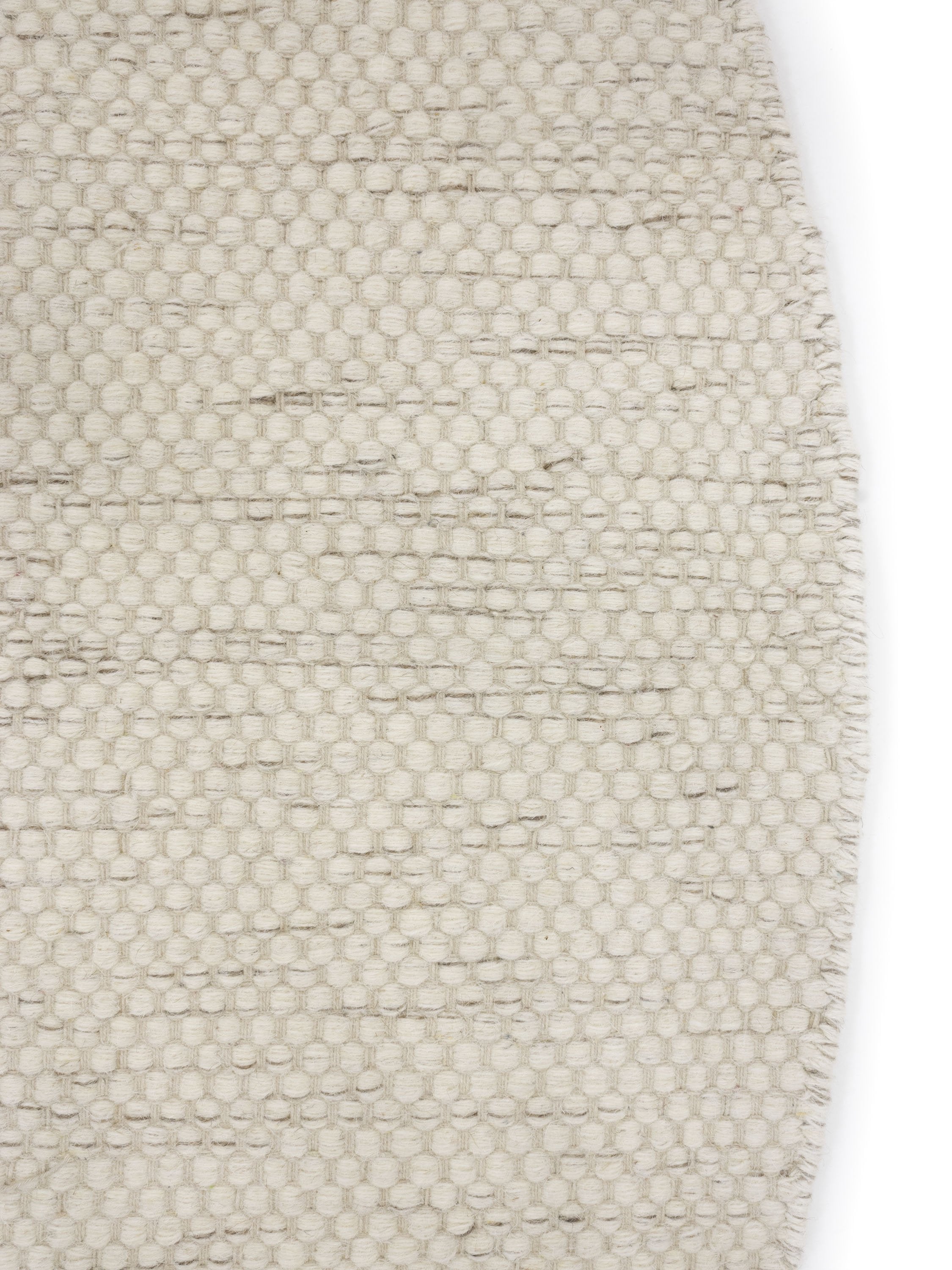 Rond vloerkleed MOMO Rugs Teppe White Naturel
